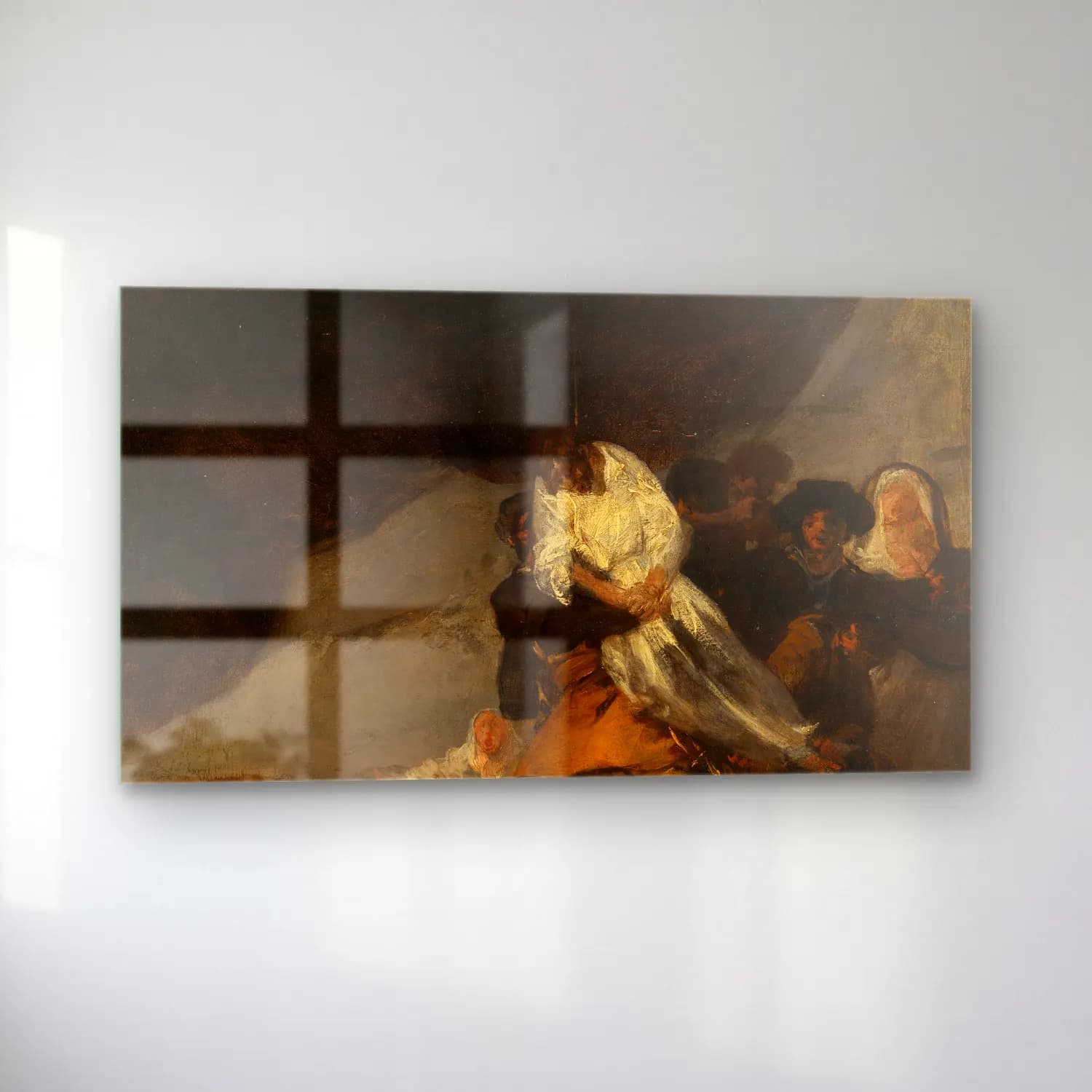 Francisco de Goya – The Hanged Monk cam tablo — sol açıdan görünüm