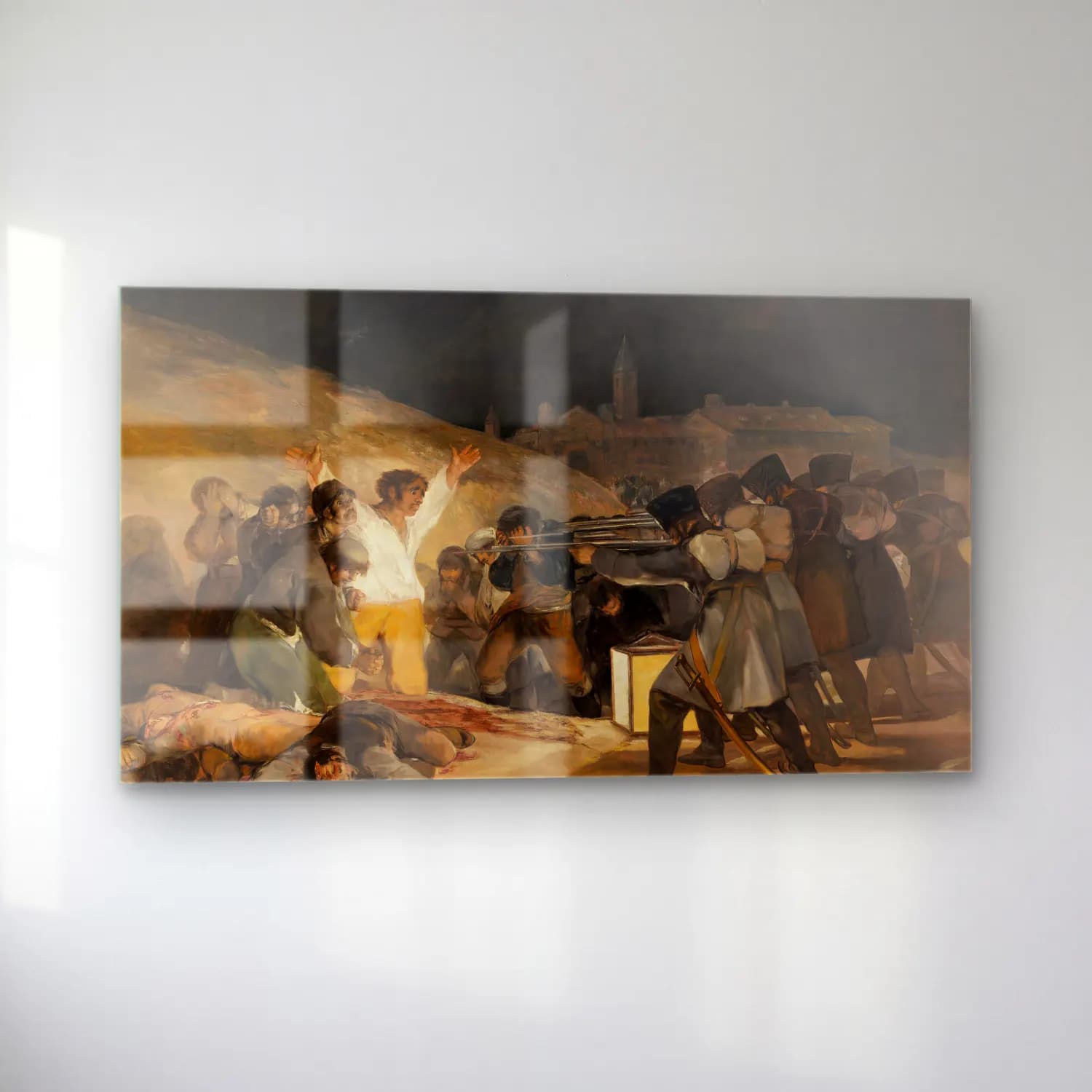 Francisco de Goya – The Third of May cam tablo — sol açıdan görünüm