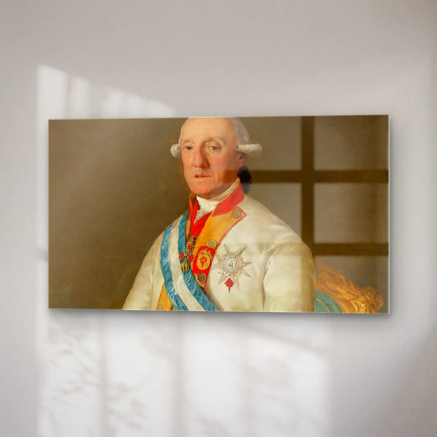 Francisco de Goya – Vicente Maria De Vera De Aragon, Duque De La Roca (ca. 1795) cam tablo — sağ açıdan görünüm