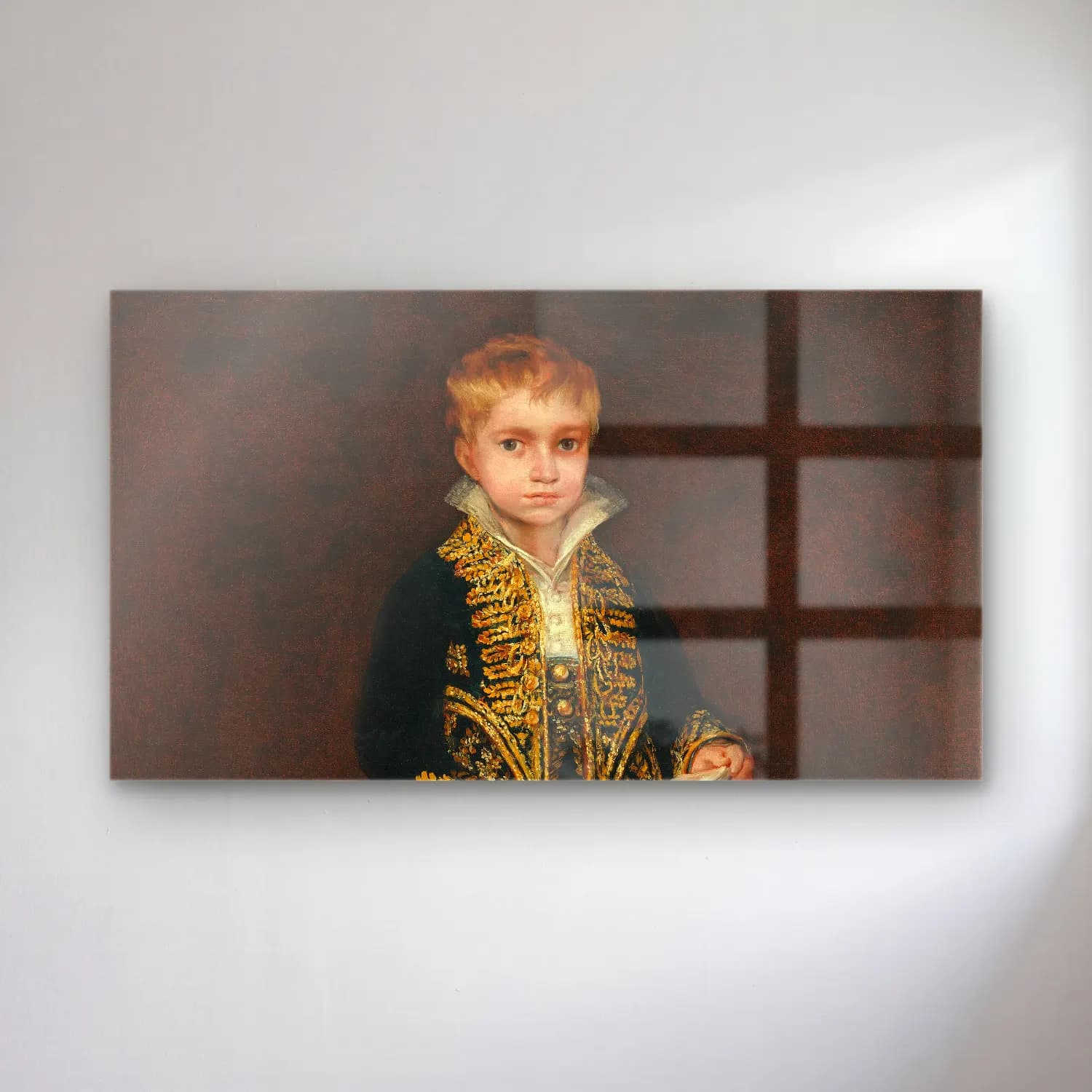 Francisco de Goya – Victor Guye cam tablo — Francisco de Goya – Victor Guye — yağlı boya erkek portresi