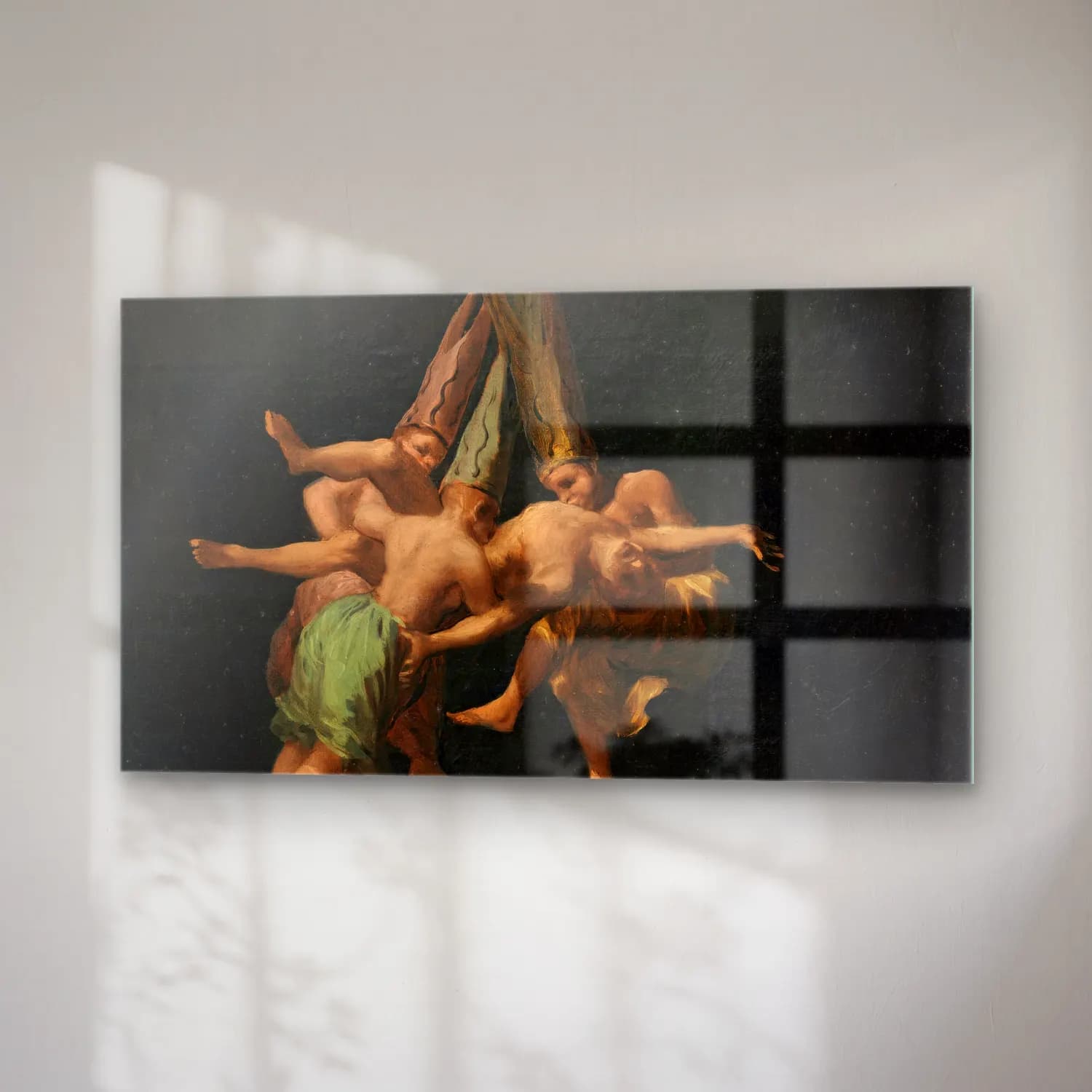 Francisco de Goya – Witches’ Flight cam tablo — sağ açıdan görünüm