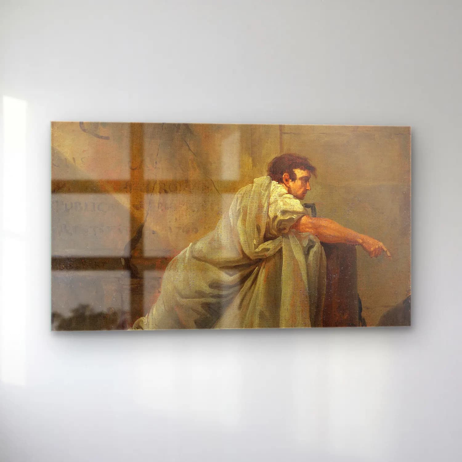 Hubert Robert – Orator in Prison cam tablo — sol açıdan görünüm