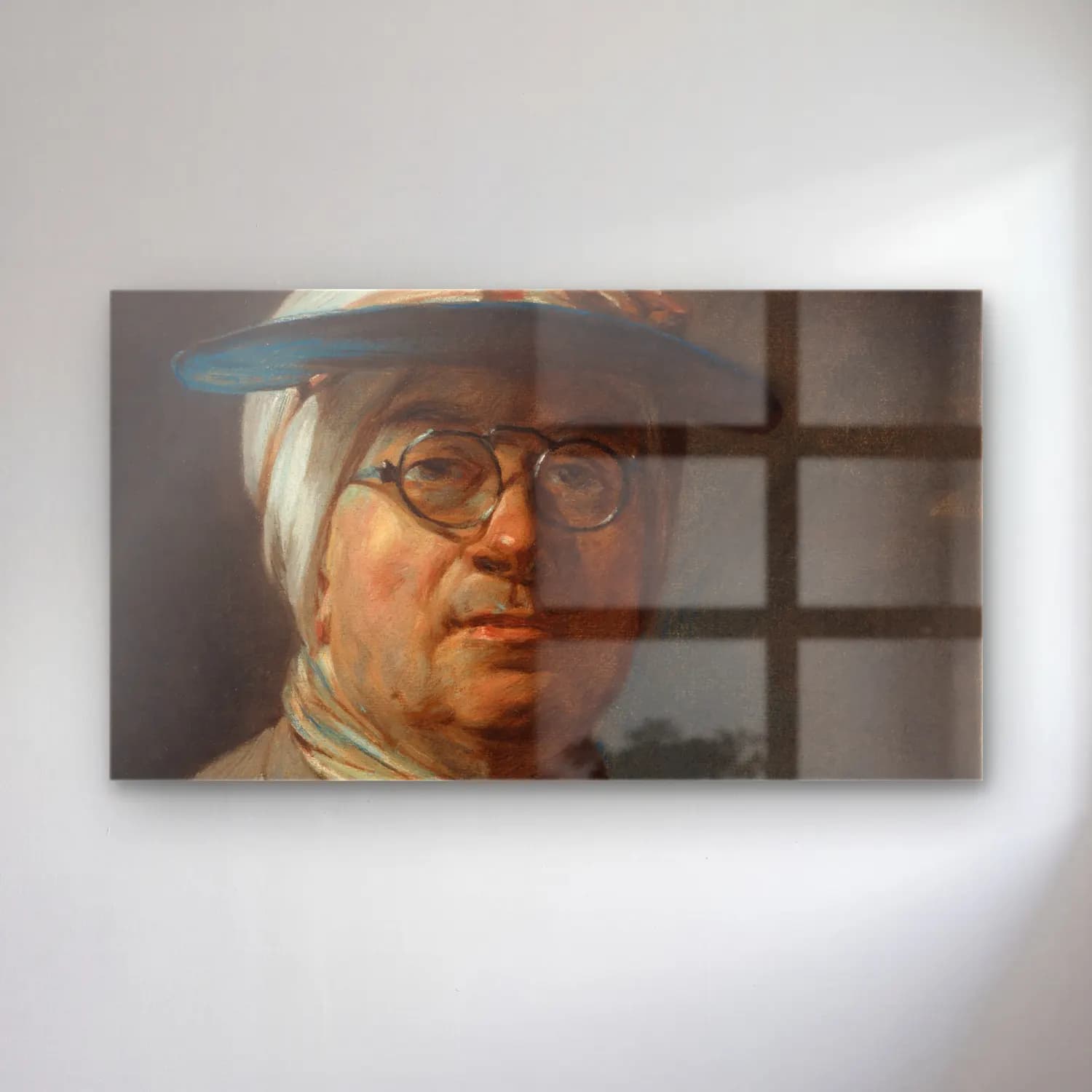 Yağlı Boya Erkek Portresi No. 13 cam tablo — Yağlı Boya Erkek Portresi No. 13 — yağlı boya erkek portresi