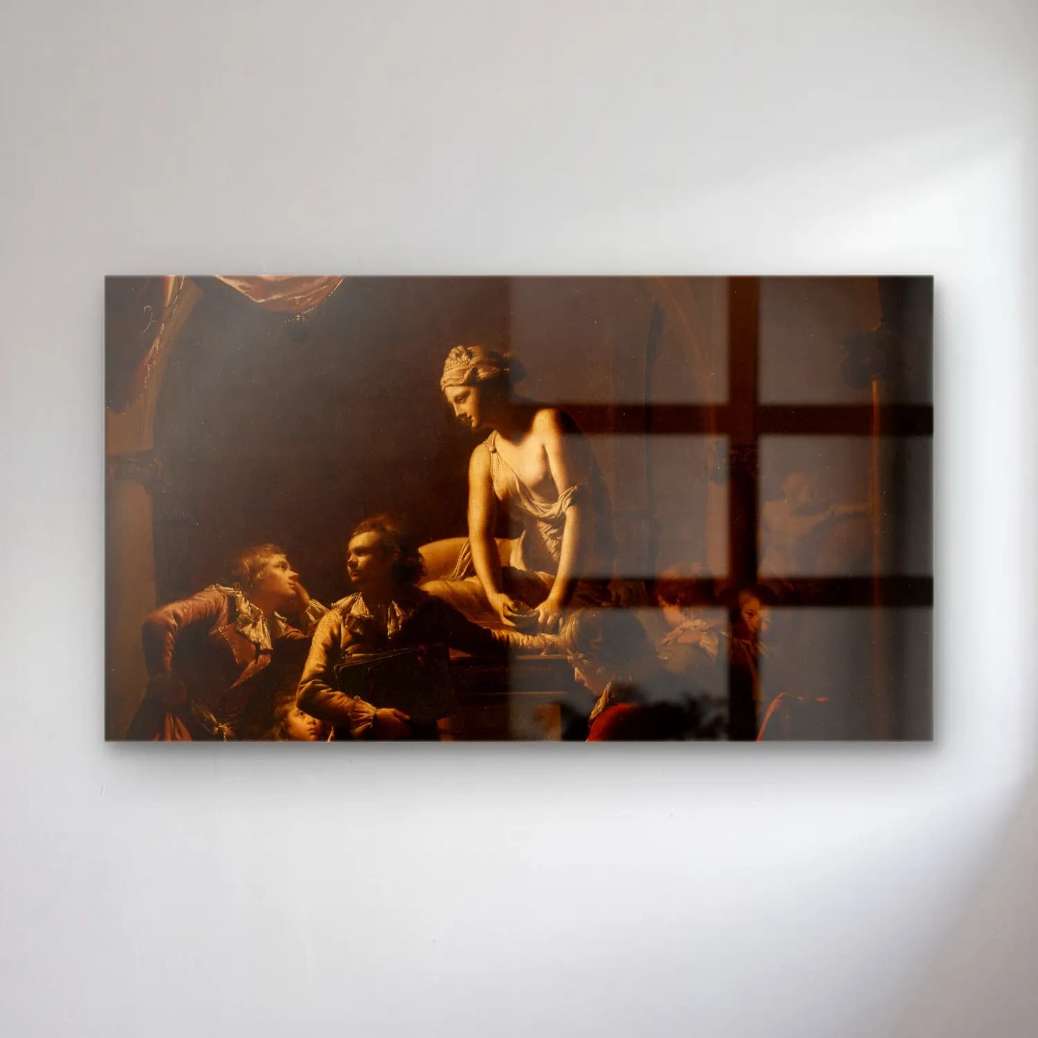 Joseph Wright – Academy cam tablo — Joseph Wright – Academy — yağlı boya dini sahne