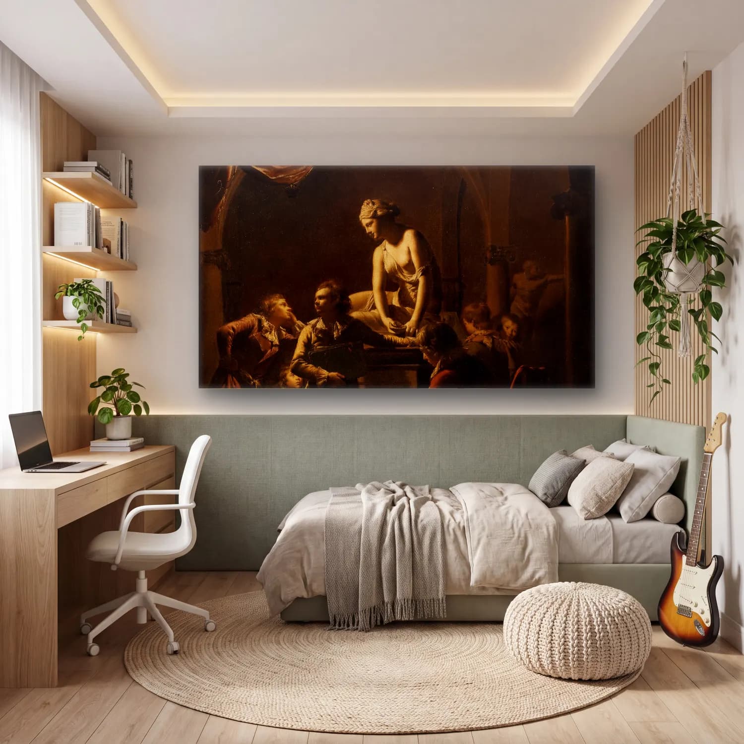 Joseph Wright – Academy cam tablo — genç odasında