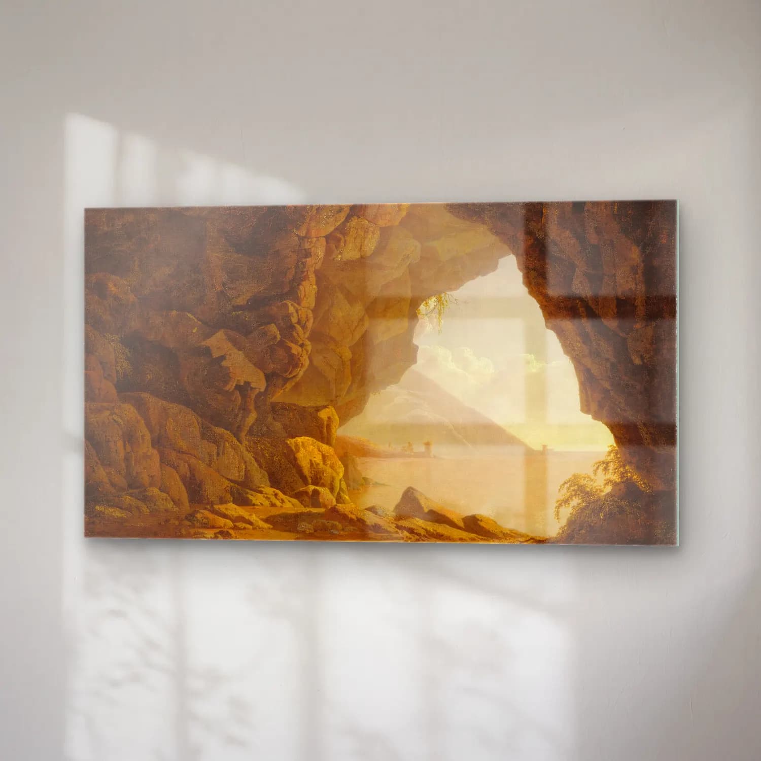 Joseph Wright – Cavern, near Naples cam tablo — sağ açıdan görünüm