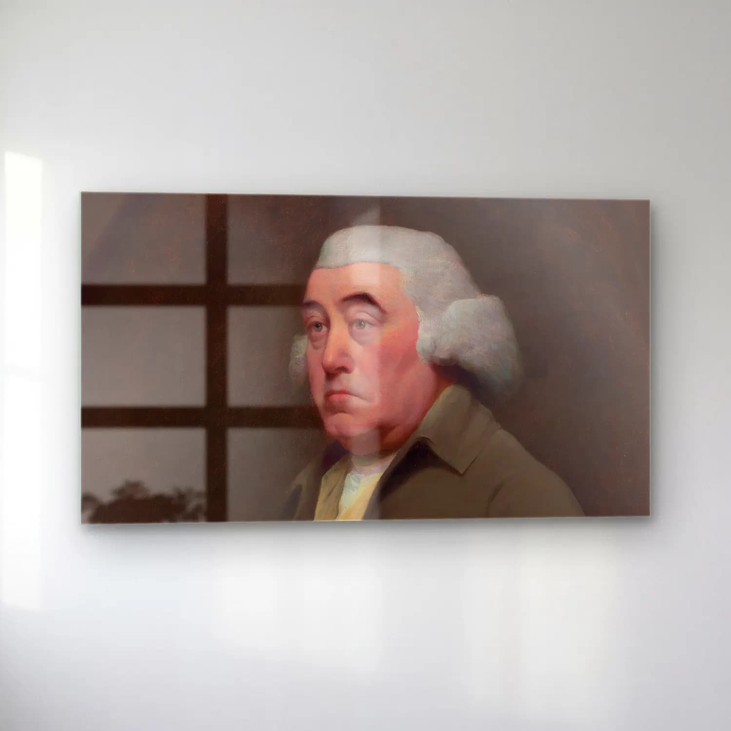Joseph Wright – Dr. Richard Wright cam tablo — sol açıdan görünüm