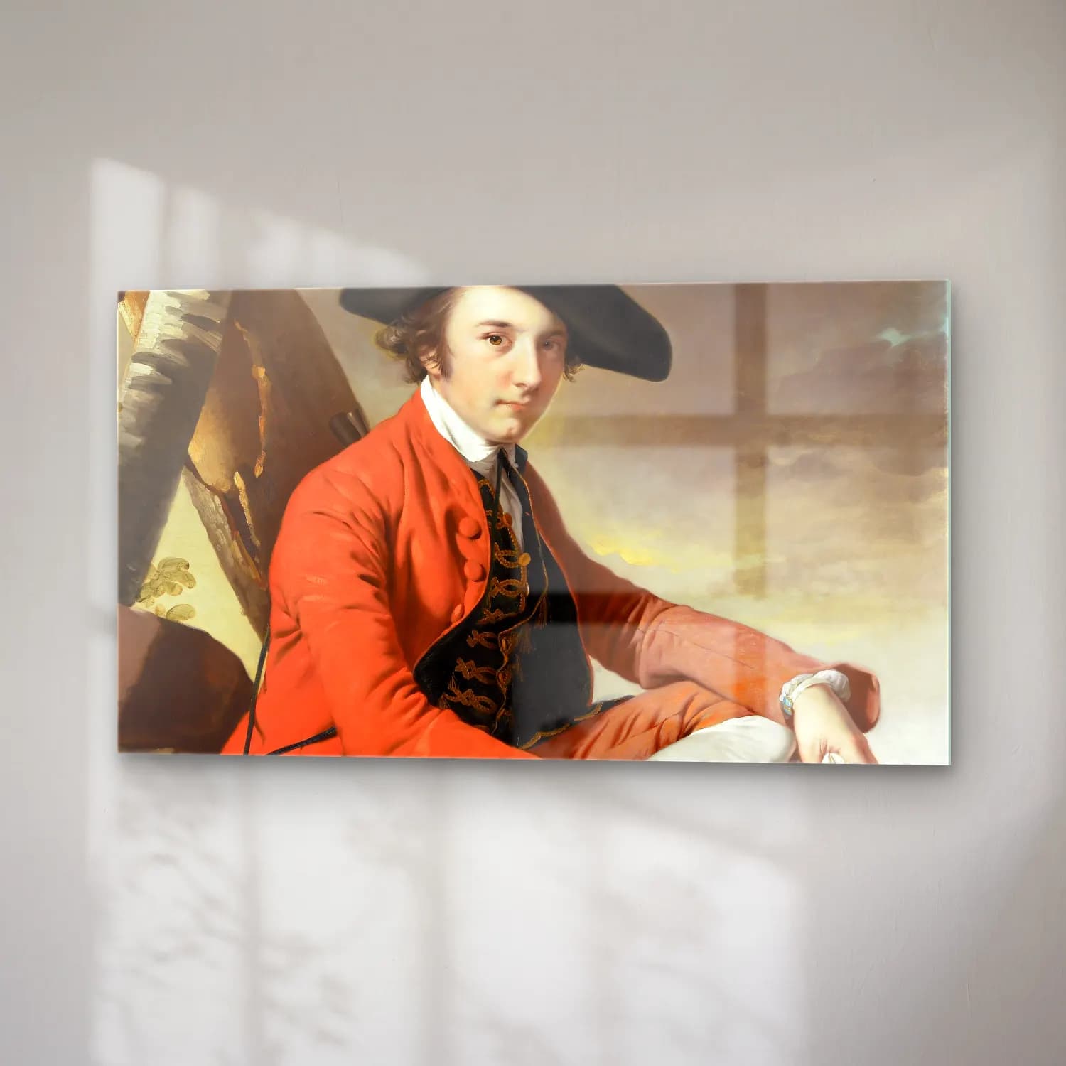 Joseph Wright – Fleetwood Hesketh cam tablo — sağ açıdan görünüm
