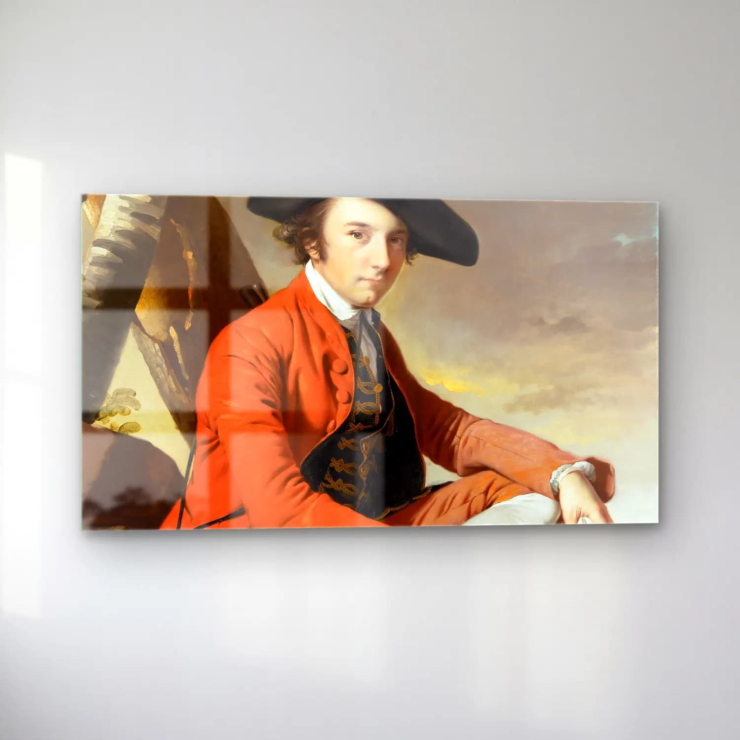 Joseph Wright – Fleetwood Hesketh cam tablo — sol açıdan görünüm