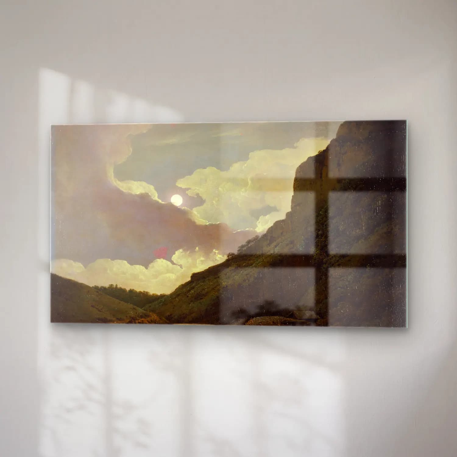 Joseph Wright – Matlock Tor cam tablo — sağ açıdan görünüm