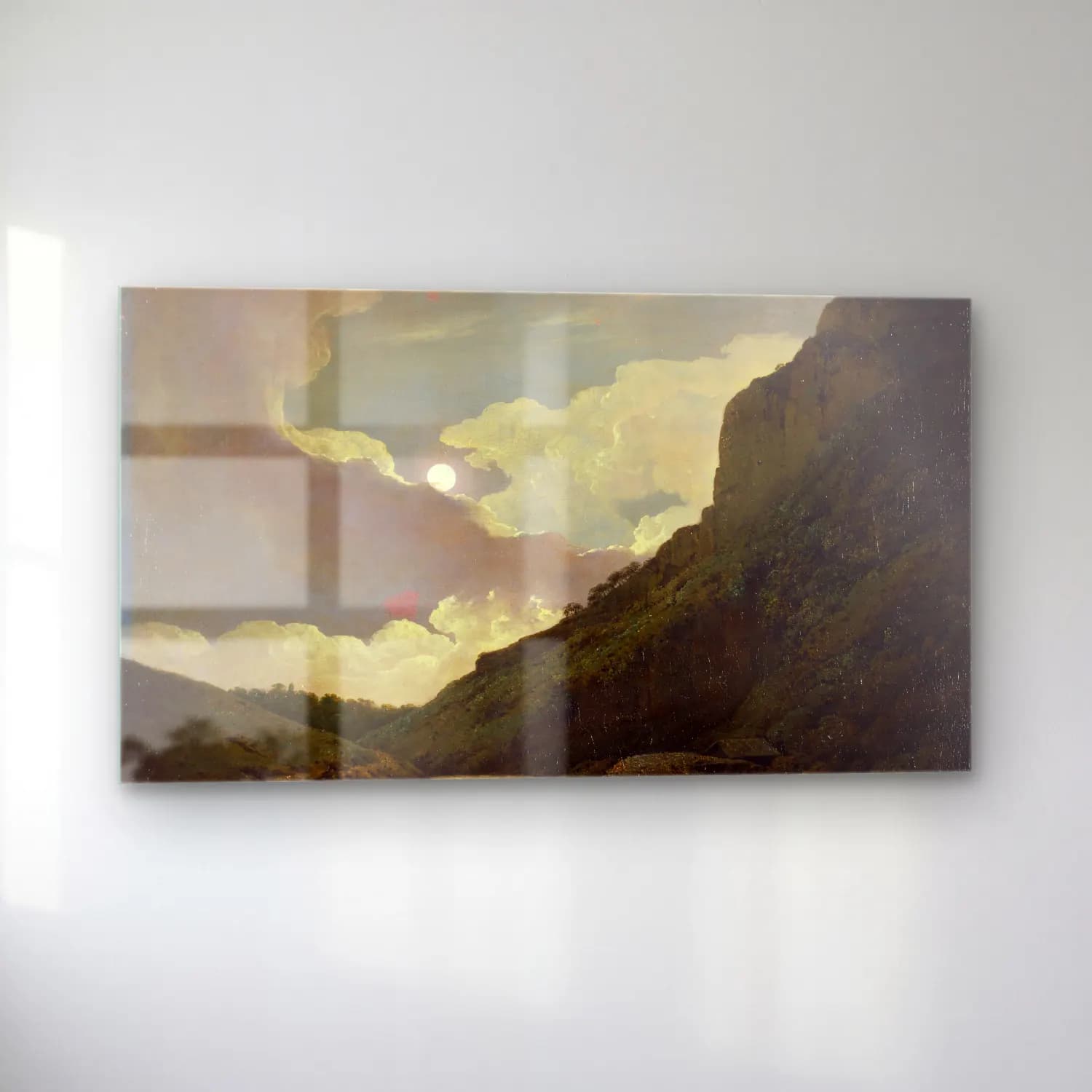 Joseph Wright – Matlock Tor cam tablo — sol açıdan görünüm