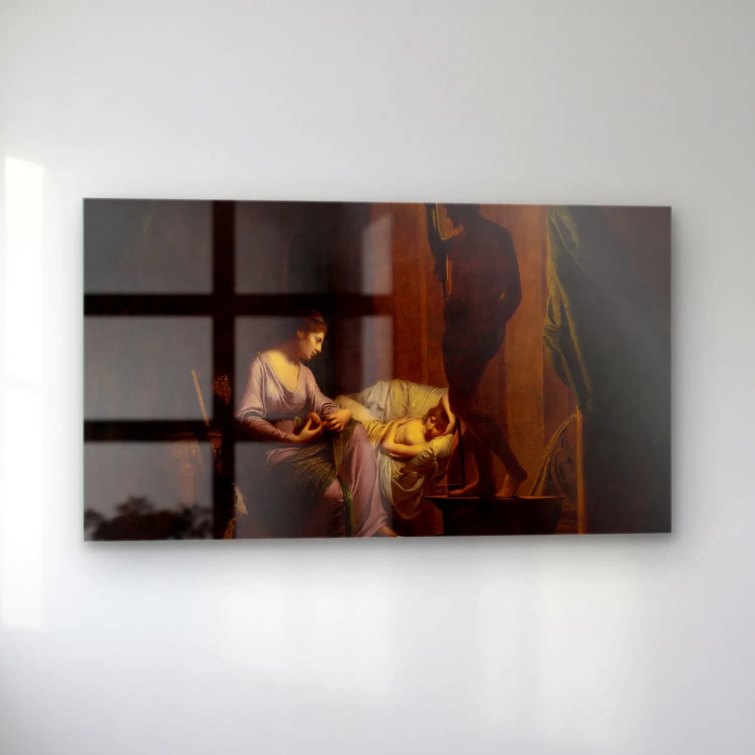 Joseph Wright – Penelope Unraveling Her Web cam tablo — sol açıdan görünüm