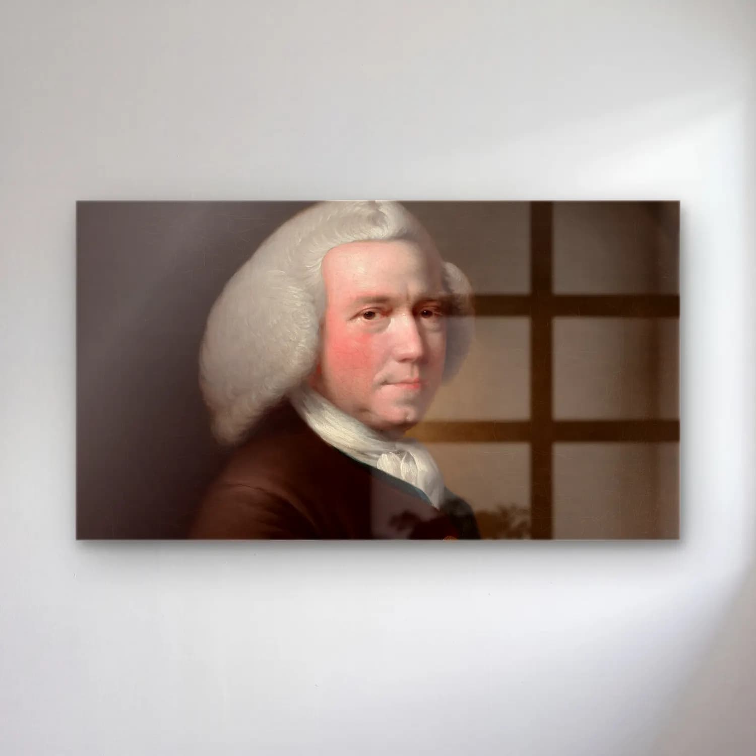 Joseph Wright – Portrait of Mr. William Chase, Sr. (ca. 1760–65) cam tablo — Joseph Wright – Portrait of Mr. William Chase, Sr. (ca. 1760–65) — yağlı boya erkek portresi