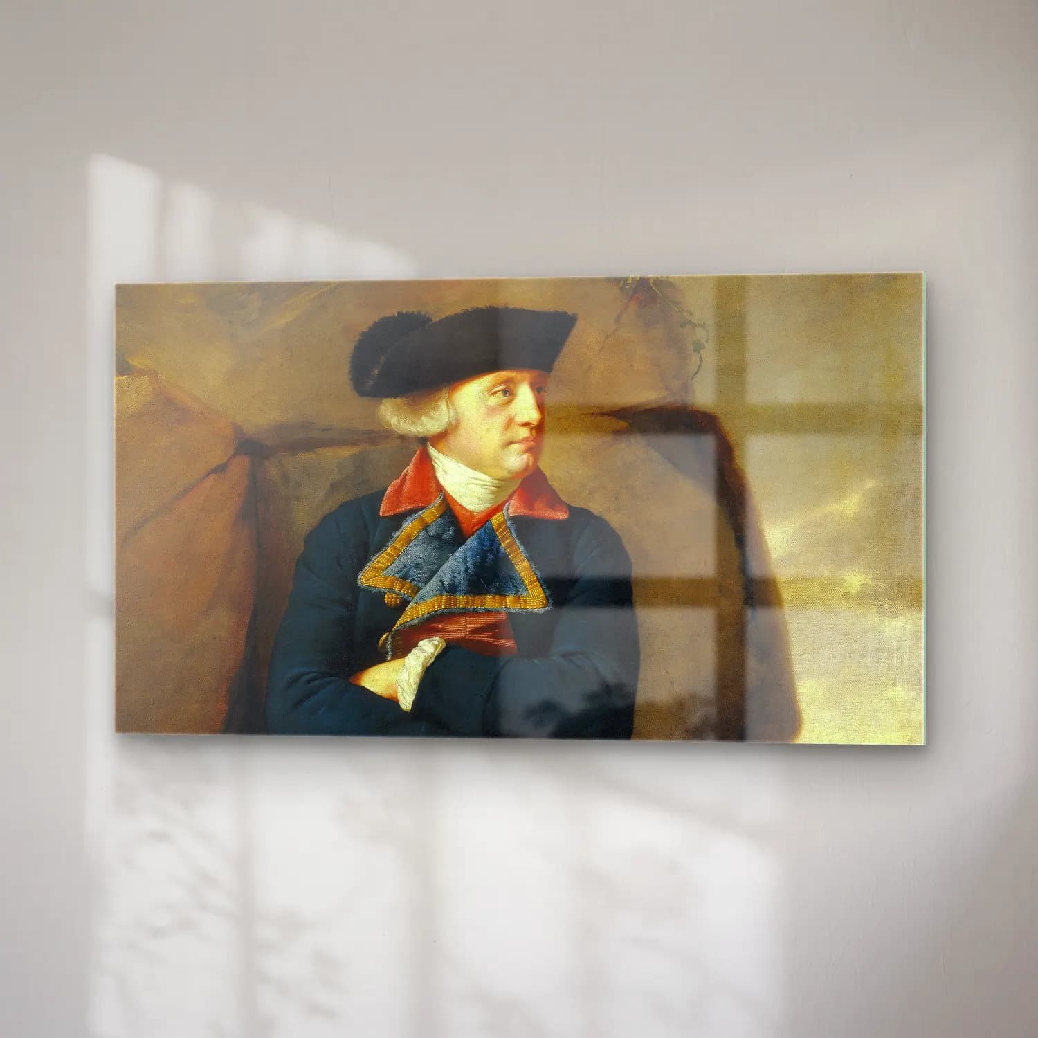 Joseph Wright – Portrait of a Gentleman cam tablo — sağ açıdan görünüm