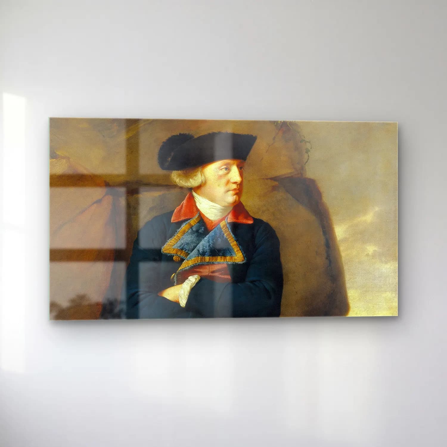 Joseph Wright – Portrait of a Gentleman cam tablo — sol açıdan görünüm