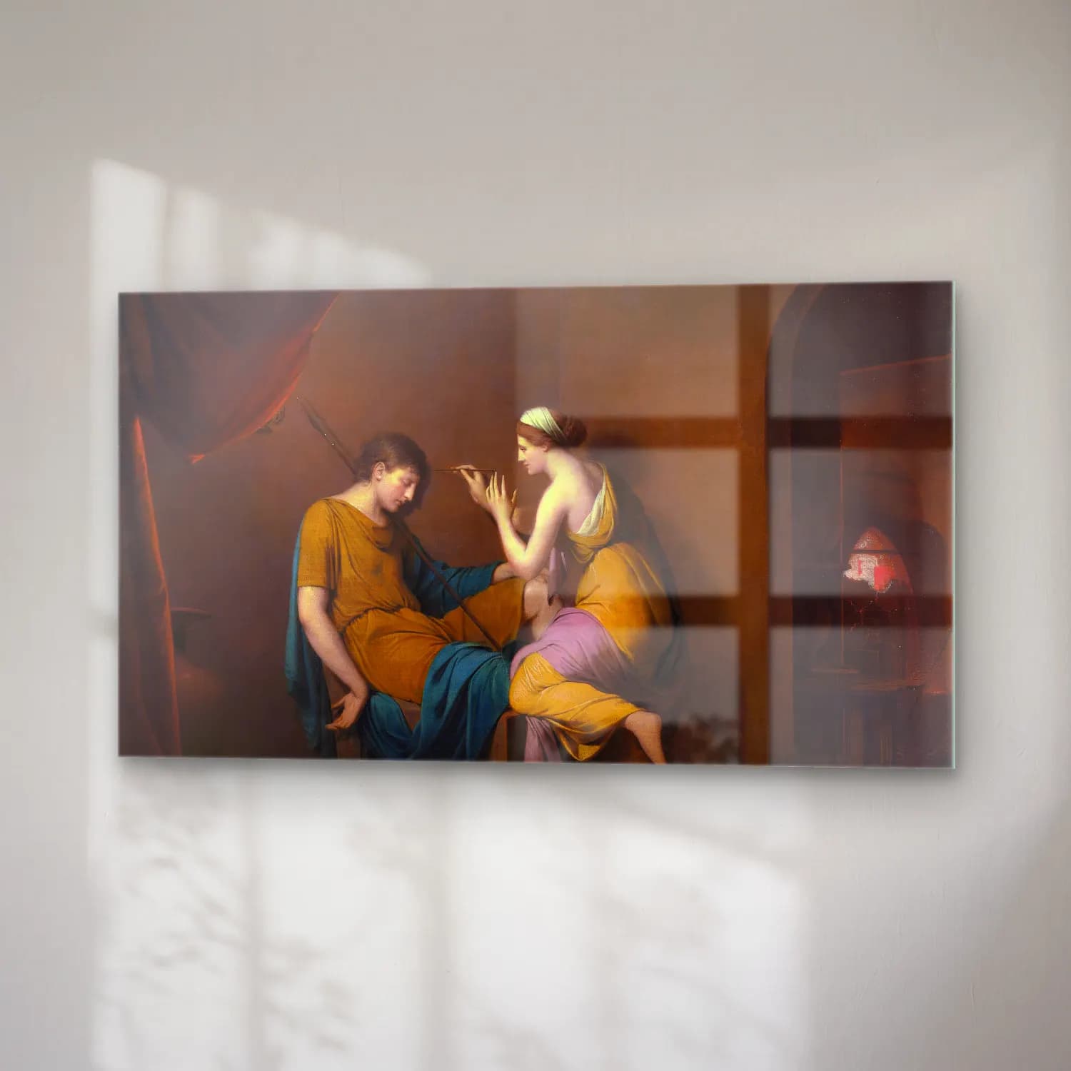 Joseph Wright – The Corinthian Maid cam tablo — sağ açıdan görünüm