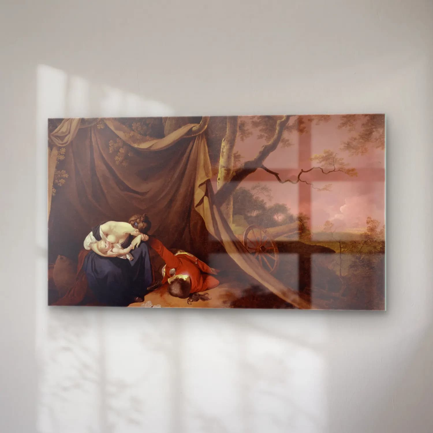 Joseph Wright – The Dead Soldier cam tablo — sağ açıdan görünüm