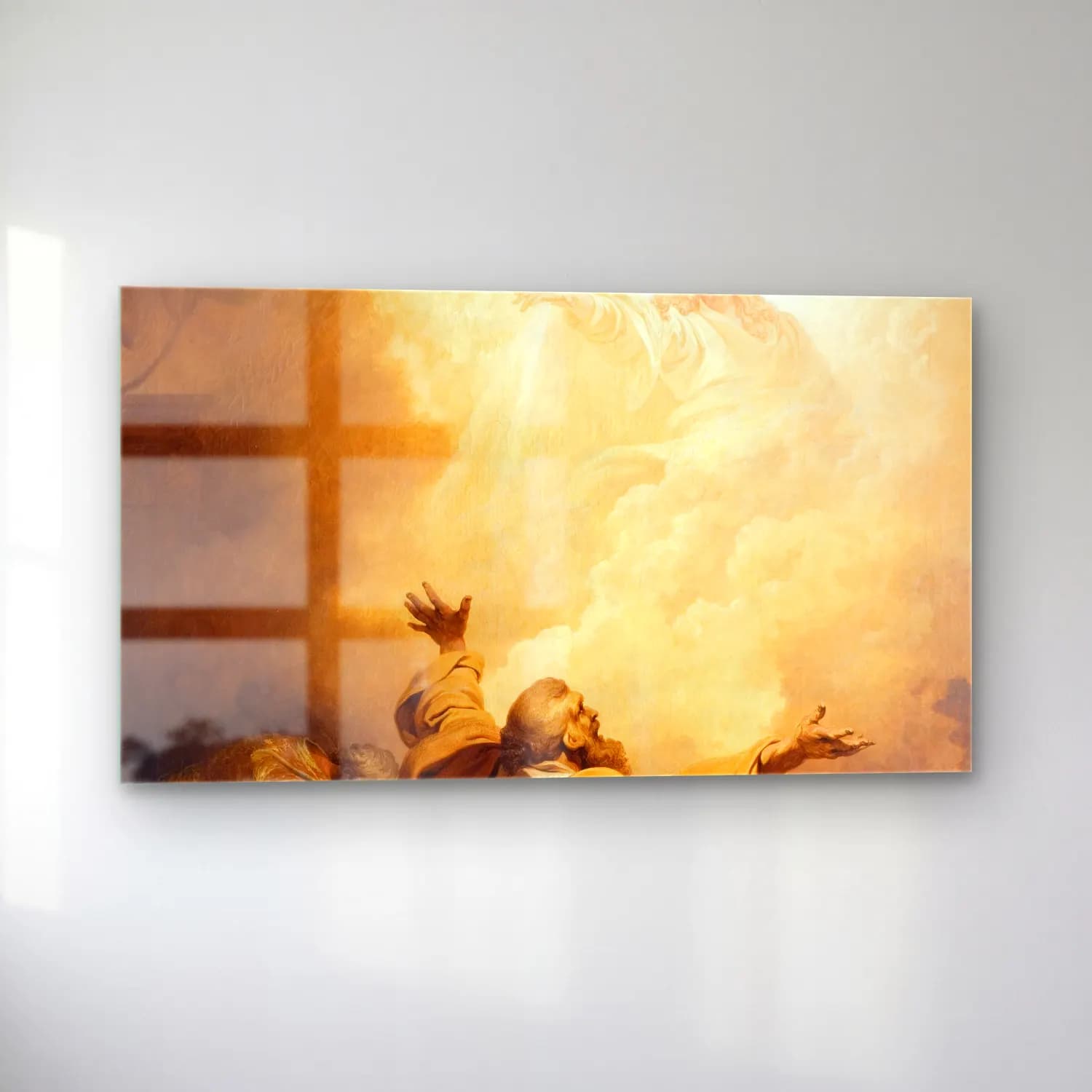 Philip James de Loutherbourg – Christ Appearing To The Disciples At Emmaus cam tablo — sol açıdan görünüm