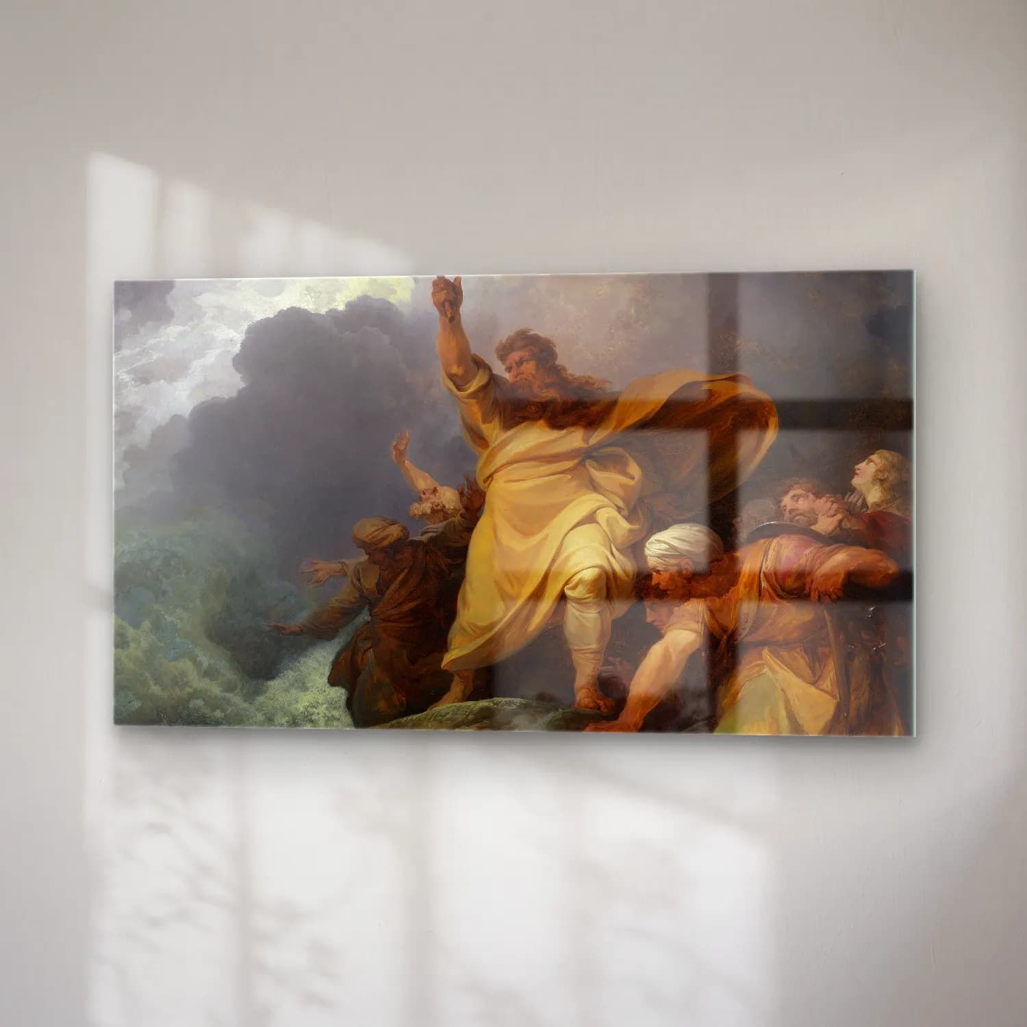 Philip James de Loutherbourg – The Destruction of Pharaoh’s Army cam tablo — sağ açıdan görünüm