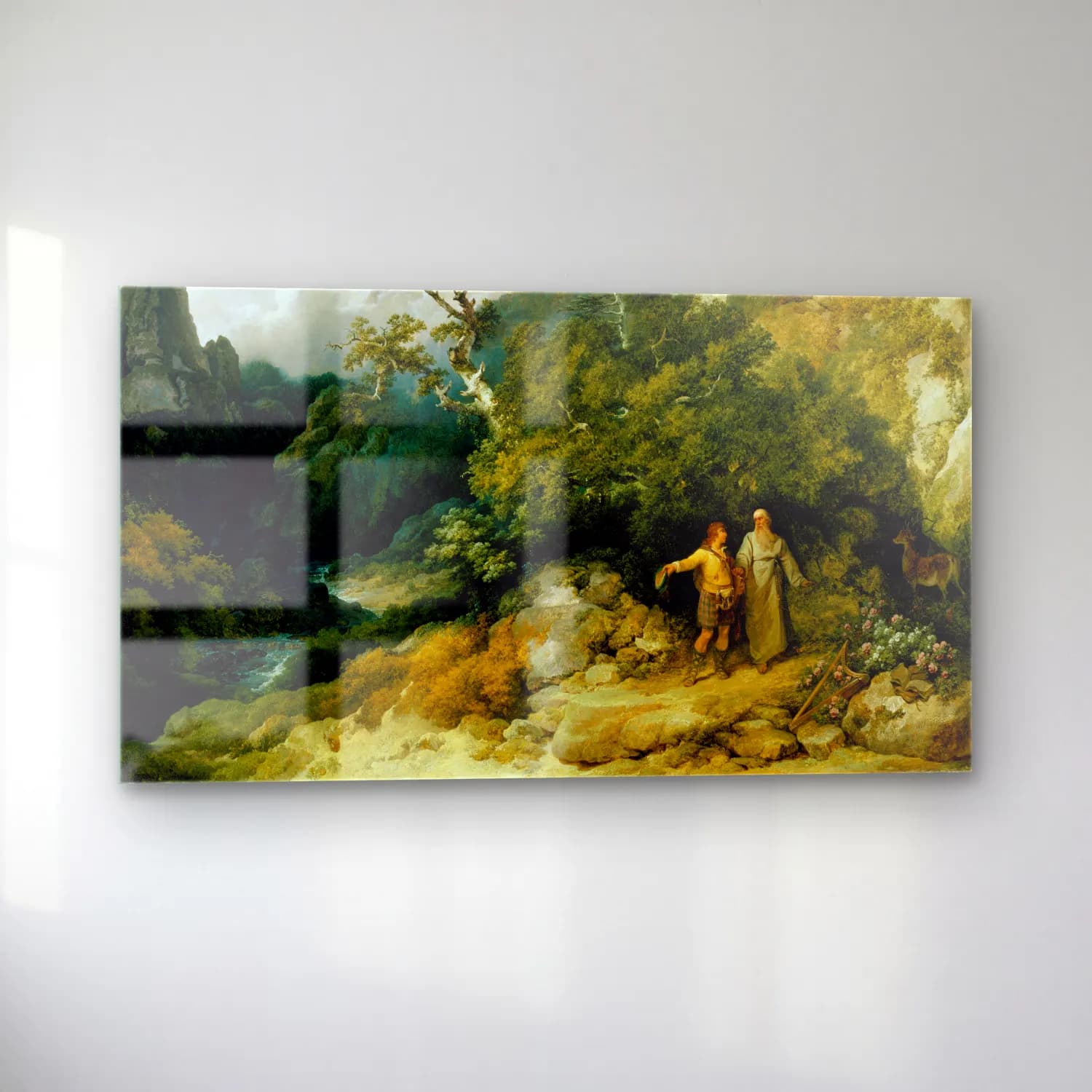 Philip James de Loutherbourg – The Hermit cam tablo — sol açıdan görünüm