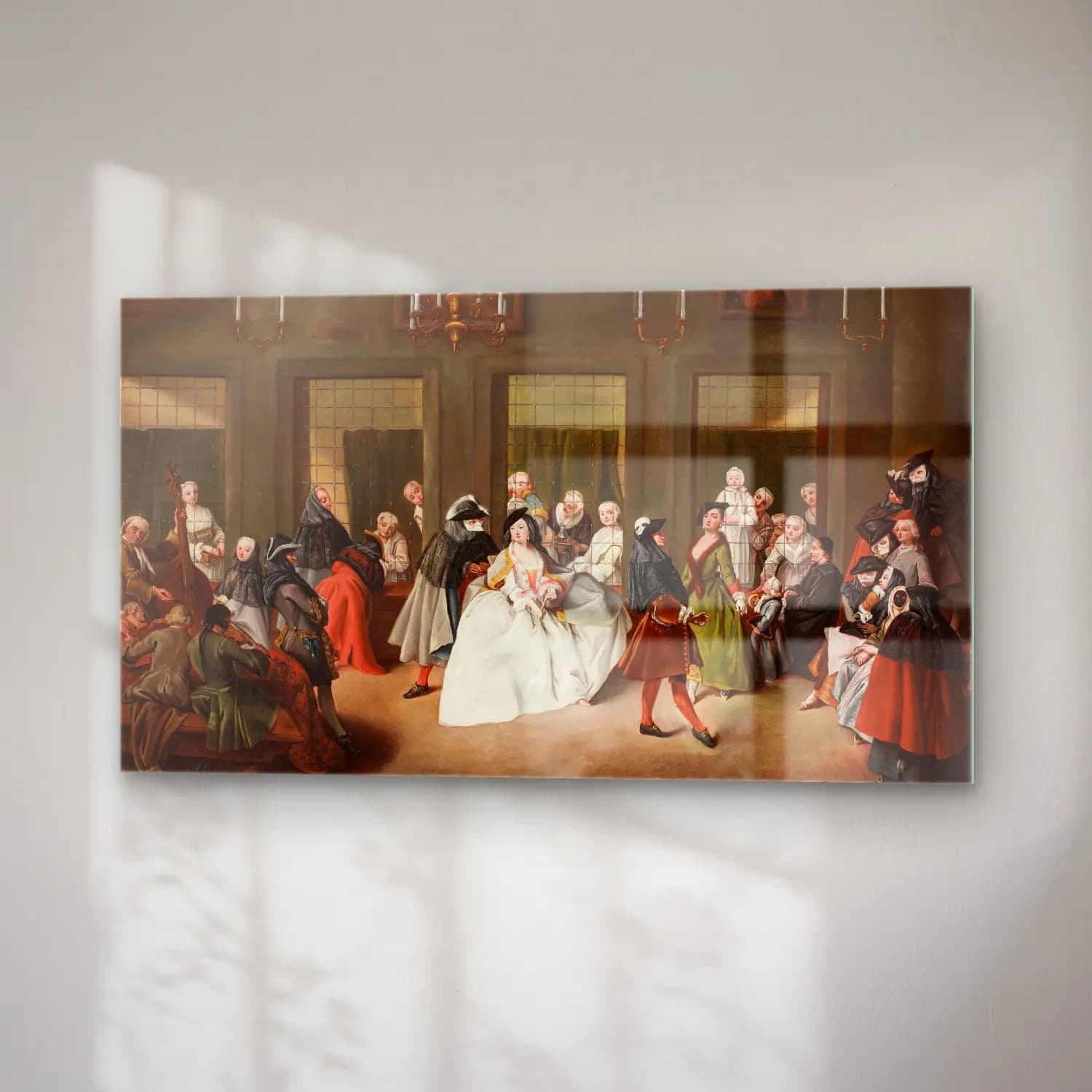 Pietro Longhi – The Convent Parlour (ca. 1760) cam tablo — sağ açıdan görünüm