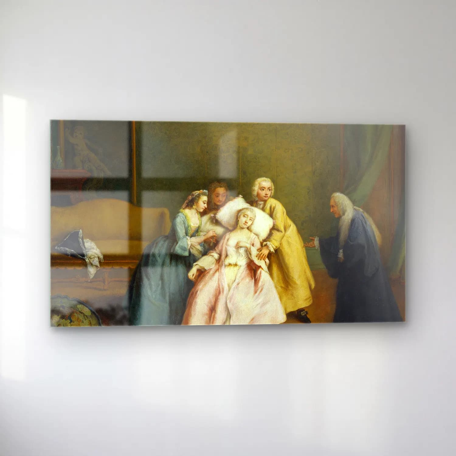 Pietro Longhi – The Faint cam tablo — sol açıdan görünüm