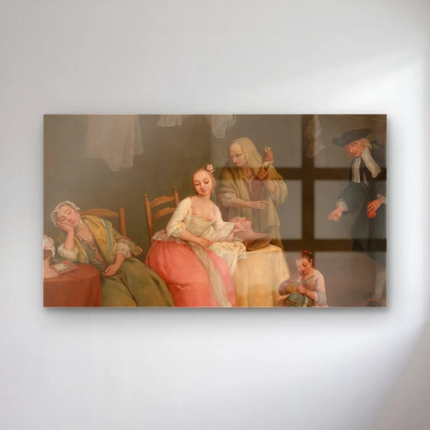 Pietro Longhi – The Letter cam tablo — Pietro Longhi – The Letter — yağlı boya dini sahne