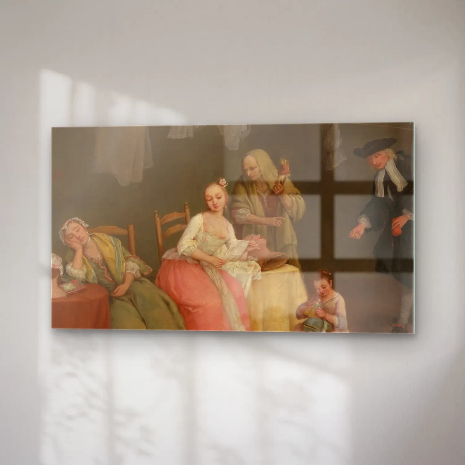 Pietro Longhi – The Letter cam tablo — sağ açıdan görünüm