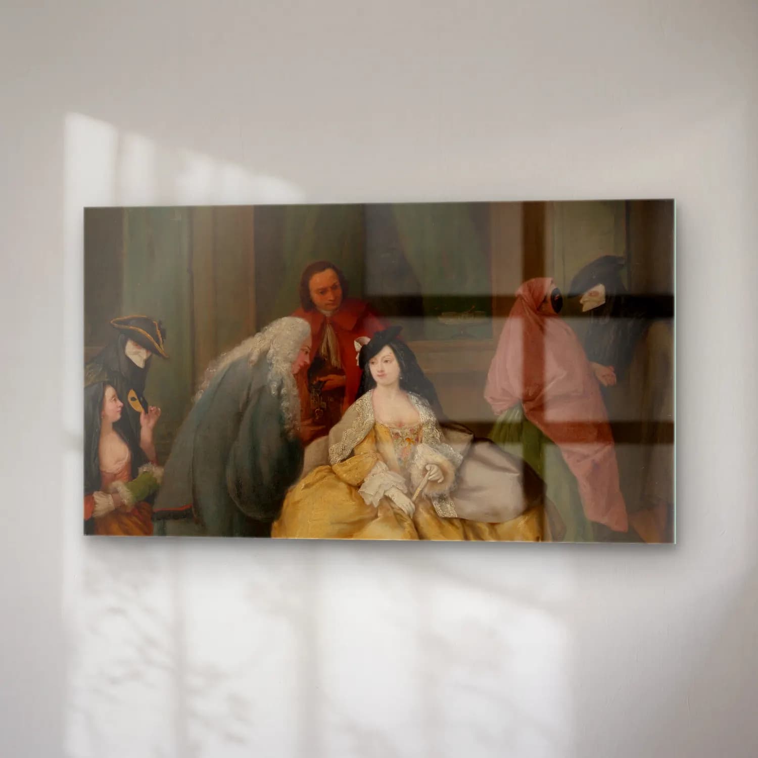 Pietro Longhi – The Meeting cam tablo — sağ açıdan görünüm