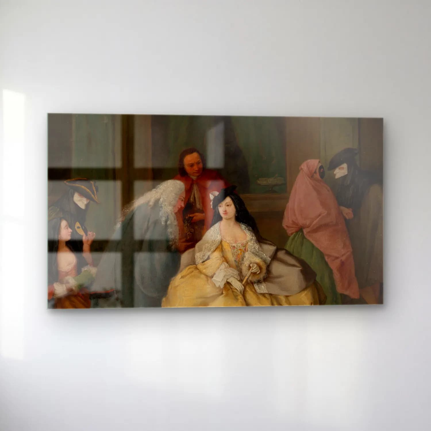 Pietro Longhi – The Meeting cam tablo — sol açıdan görünüm