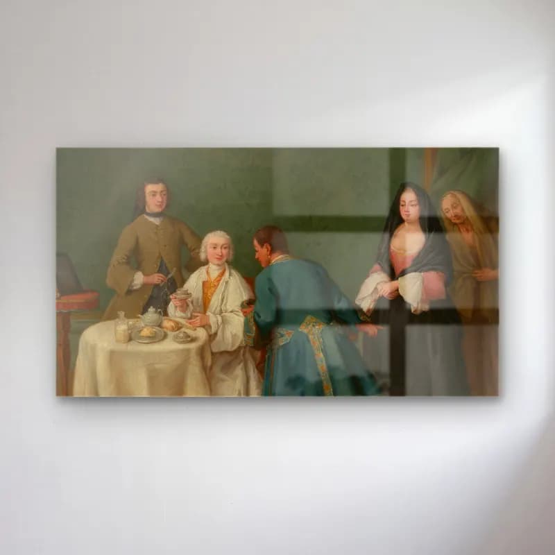 Pietro Longhi – The Temptation cam tablo — Pietro Longhi – The Temptation — yağlı boya dini sahne