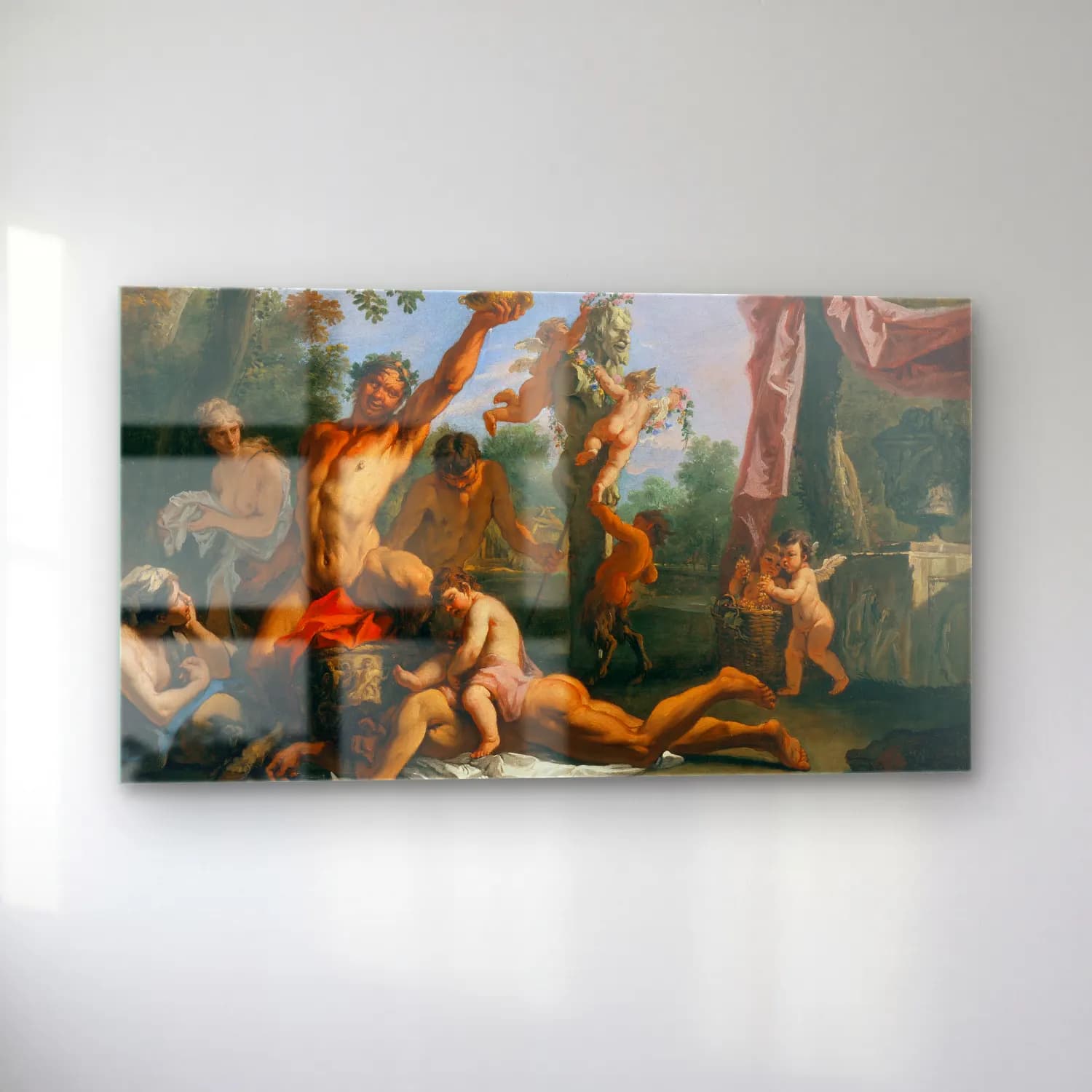 Sebastiano Ricci – A Bacchanal cam tablo — sol açıdan görünüm