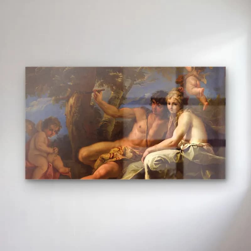 Sebastiano Ricci – Allegory of Charity cam tablo — Sebastiano Ricci – Allegory of Charity — yağlı boya mitolojik sahne