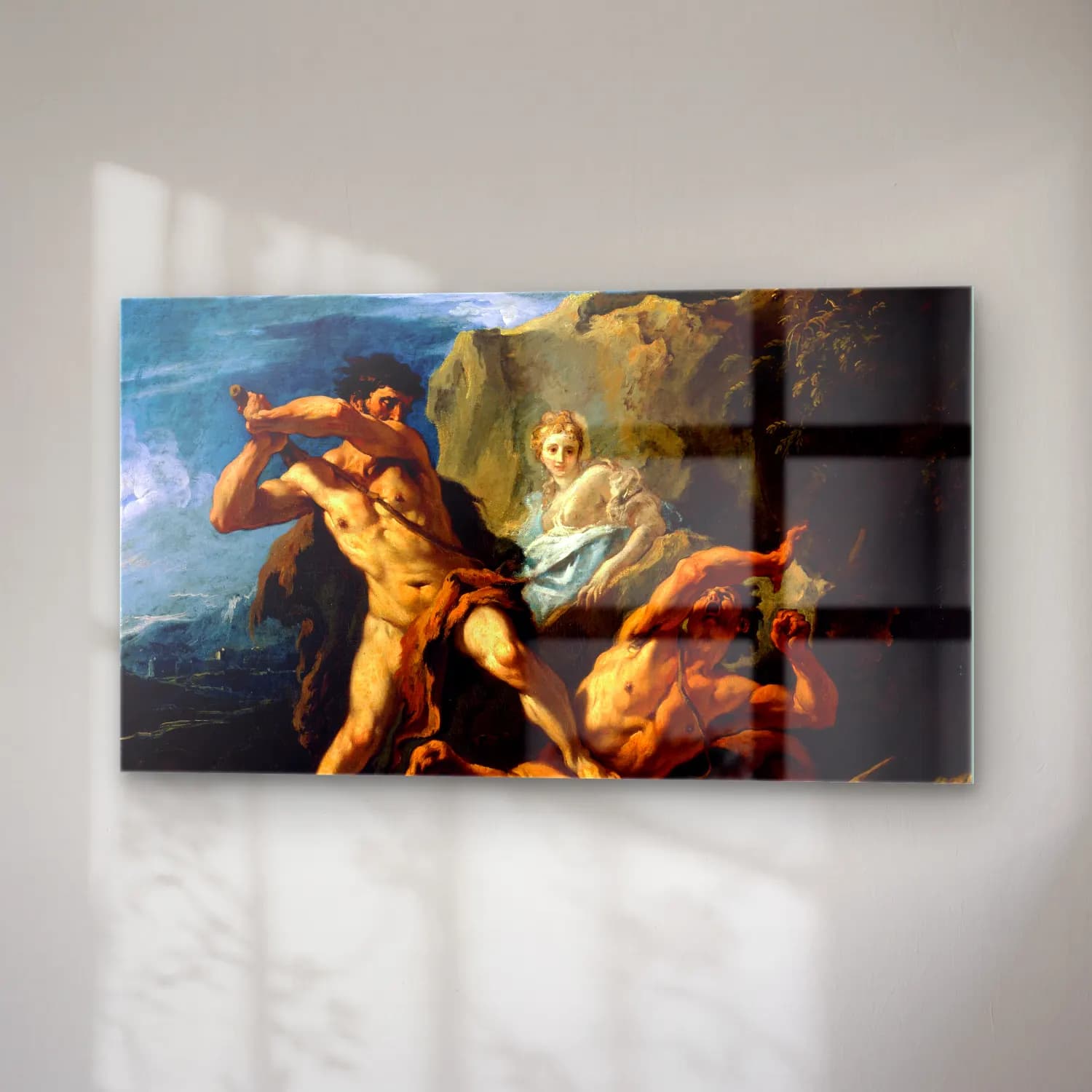 Sebastiano Ricci – Hercules Killing the Centaur Nessus cam tablo — sağ açıdan görünüm