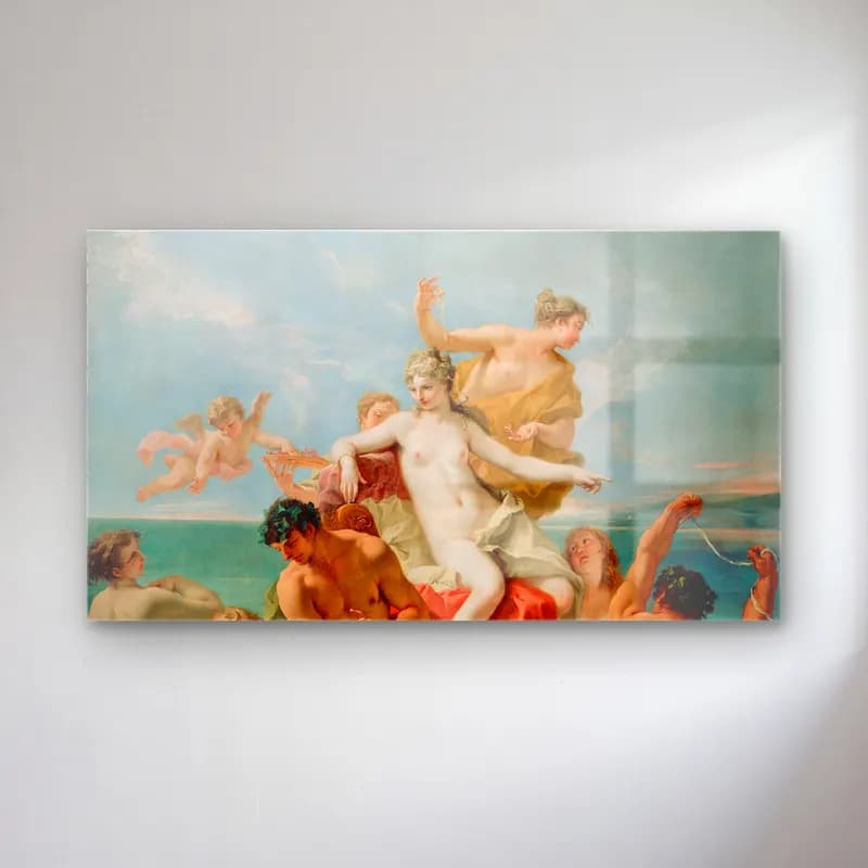 Sebastiano Ricci – Triumph of The Marine Venus cam tablo — Sebastiano Ricci – Triumph of The Marine Venus — yağlı boya mitolojik sahne