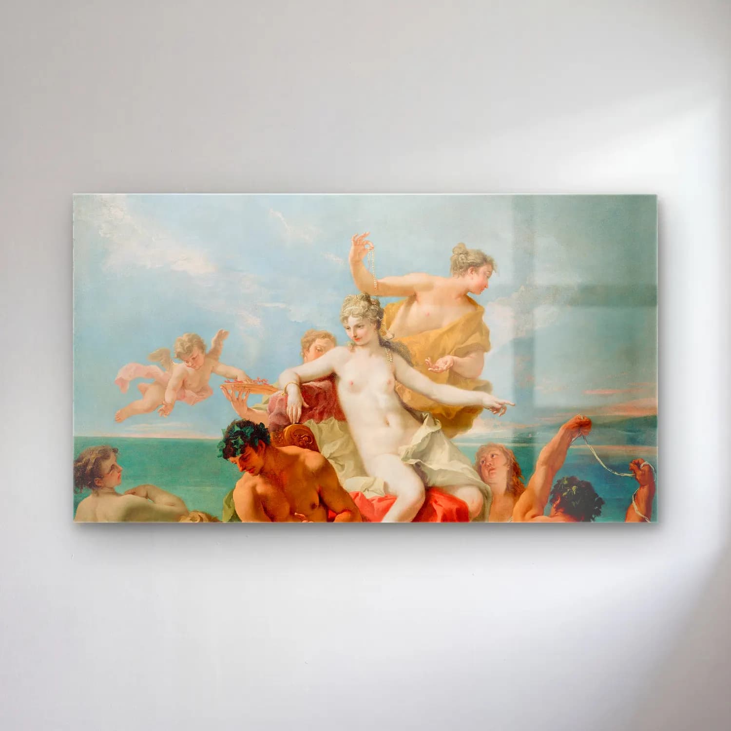 Sebastiano Ricci – Triumph of The Marine Venus cam tablo — Sebastiano Ricci – Triumph of The Marine Venus — yağlı boya mitolojik sahne