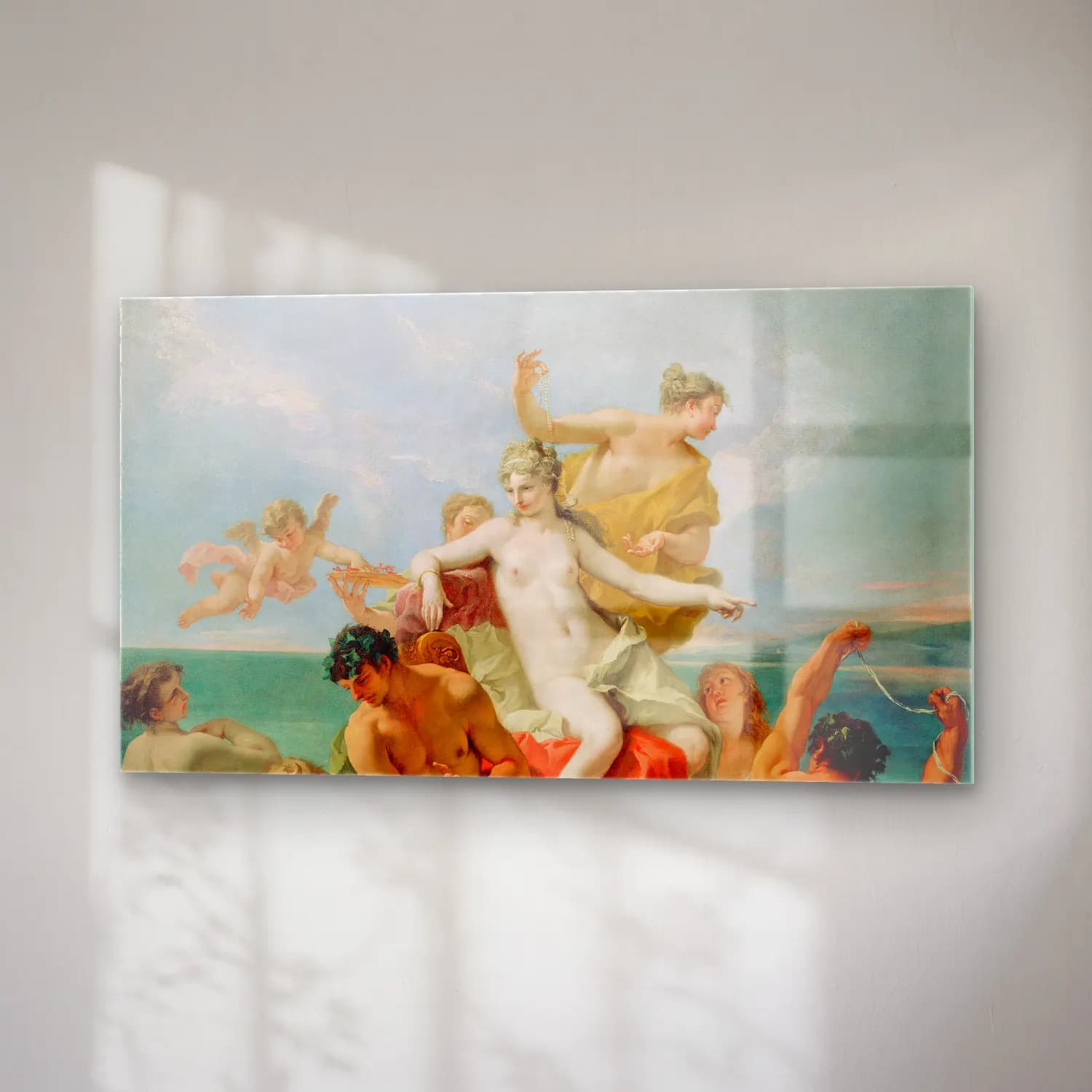 Sebastiano Ricci – Triumph of The Marine Venus cam tablo — sağ açıdan görünüm