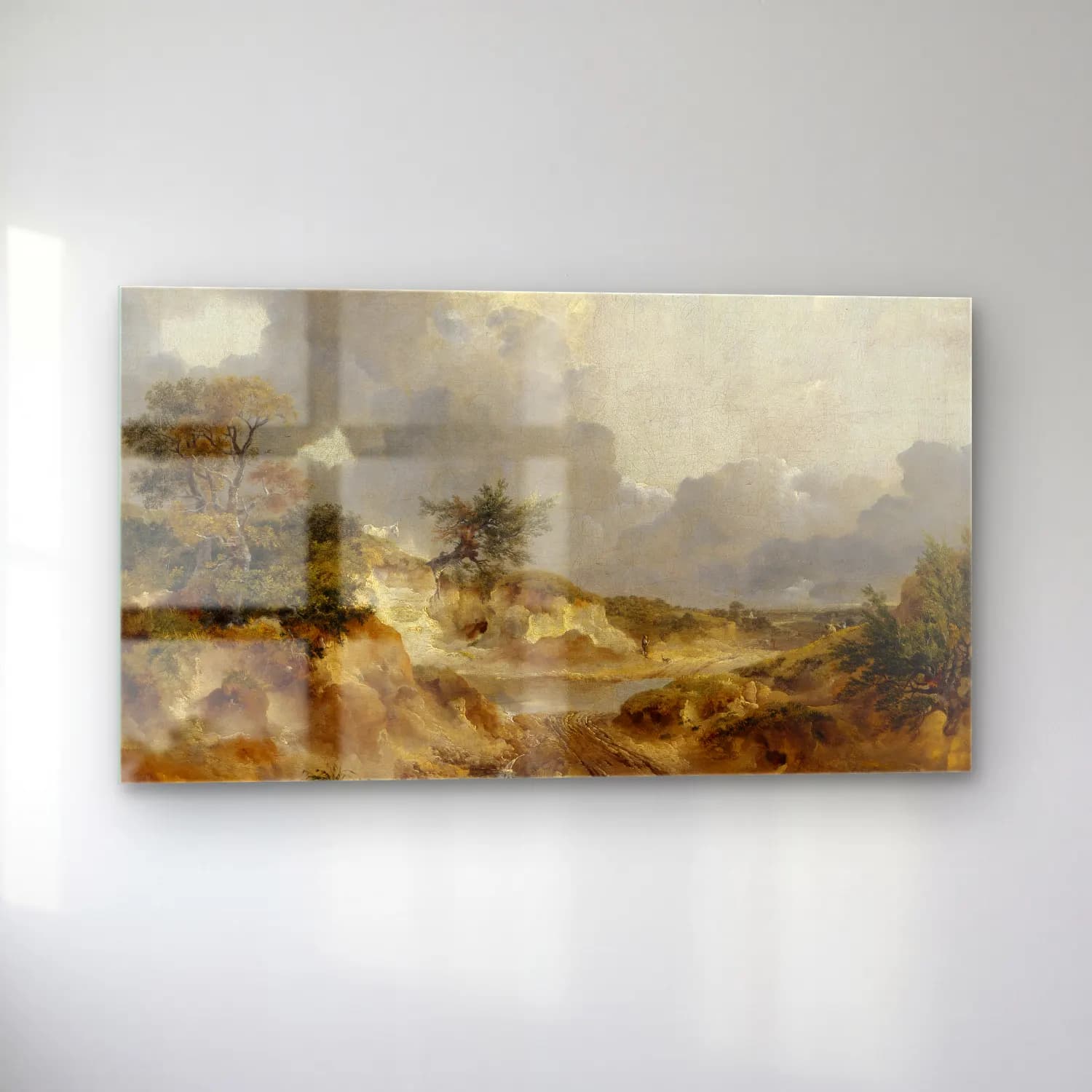 Thomas Gainsborough – A View in Suffolk cam tablo — sol açıdan görünüm