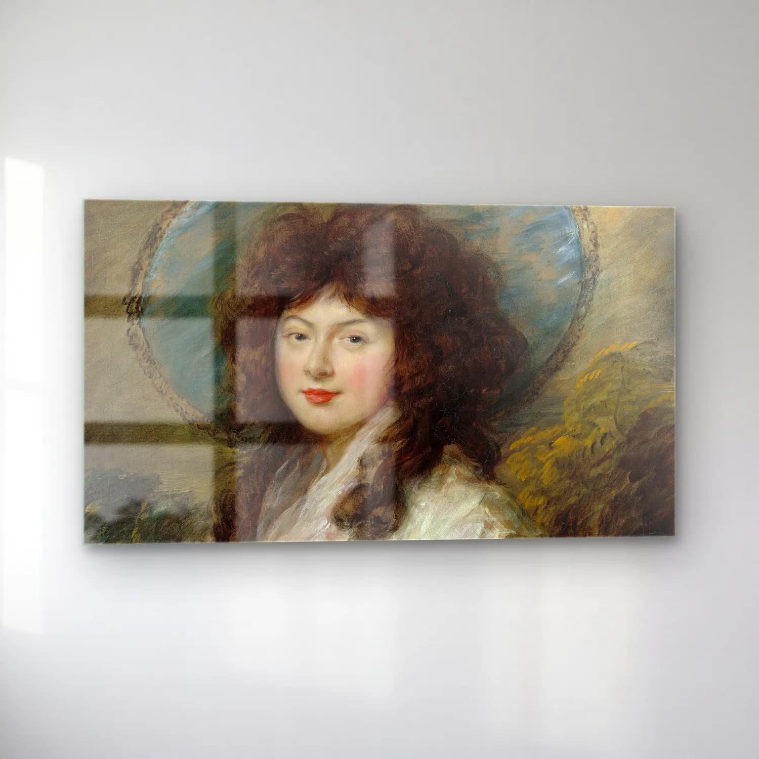 Thomas Gainsborough – Miss Catherine Tatton cam tablo — sol açıdan görünüm