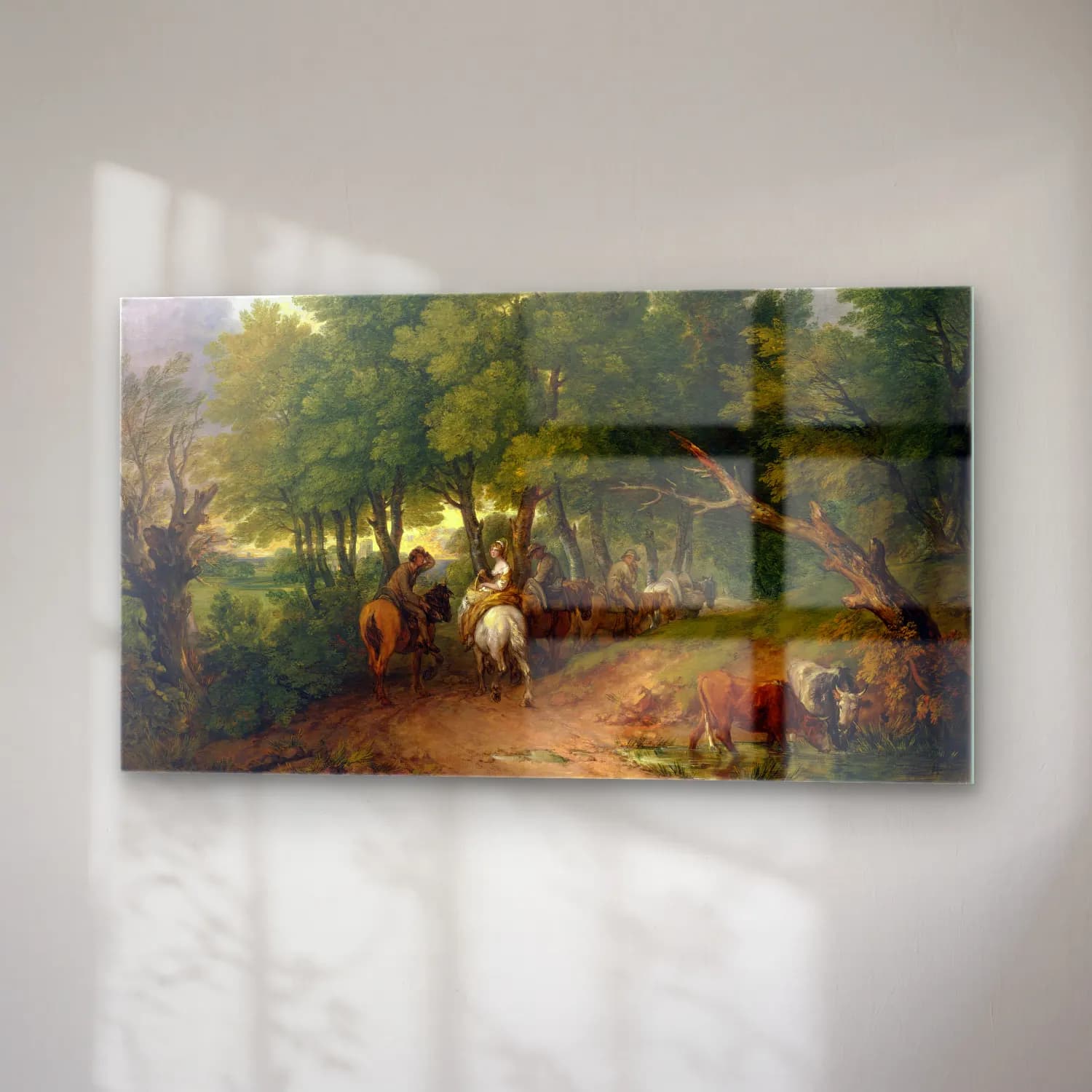 Thomas Gainsborough – Road from Market cam tablo — sağ açıdan görünüm