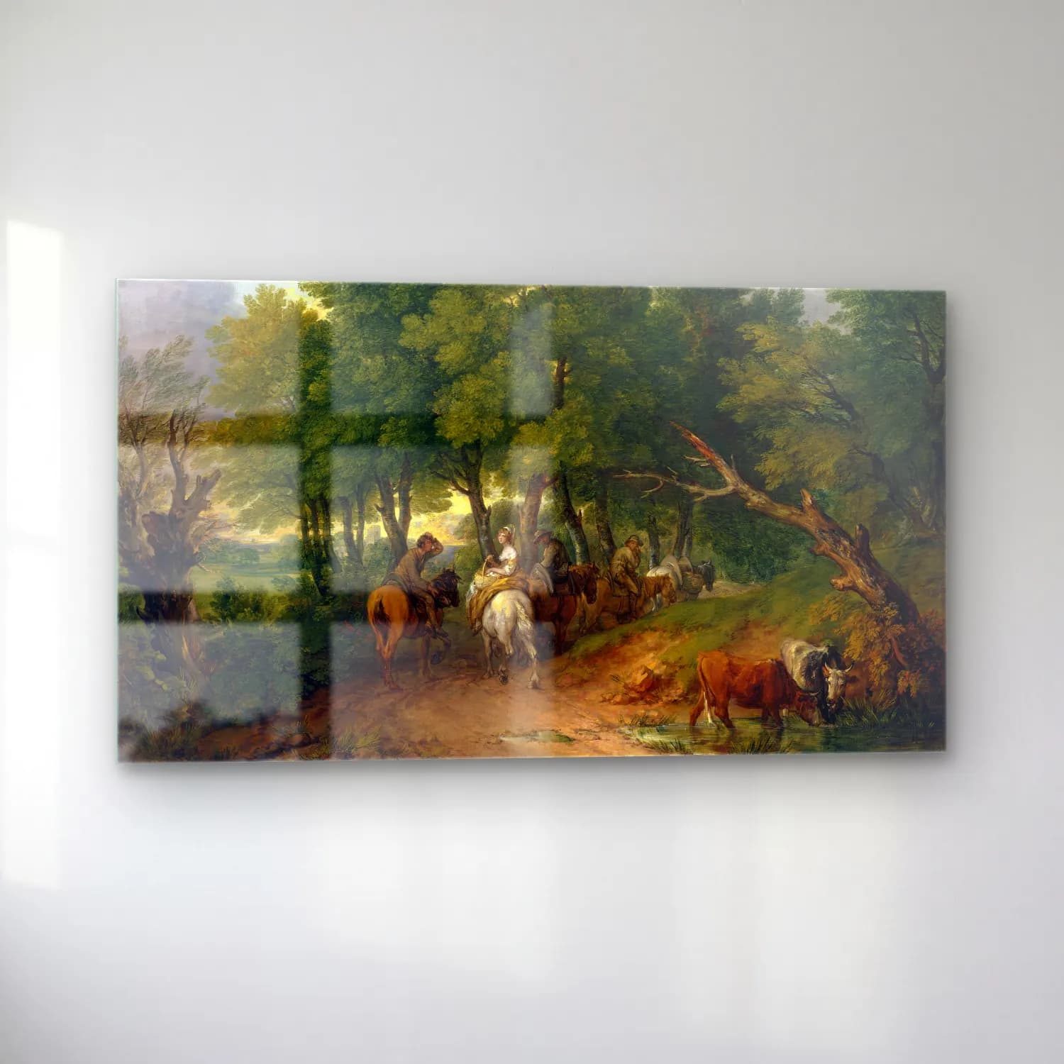 Thomas Gainsborough – Road from Market cam tablo — sol açıdan görünüm