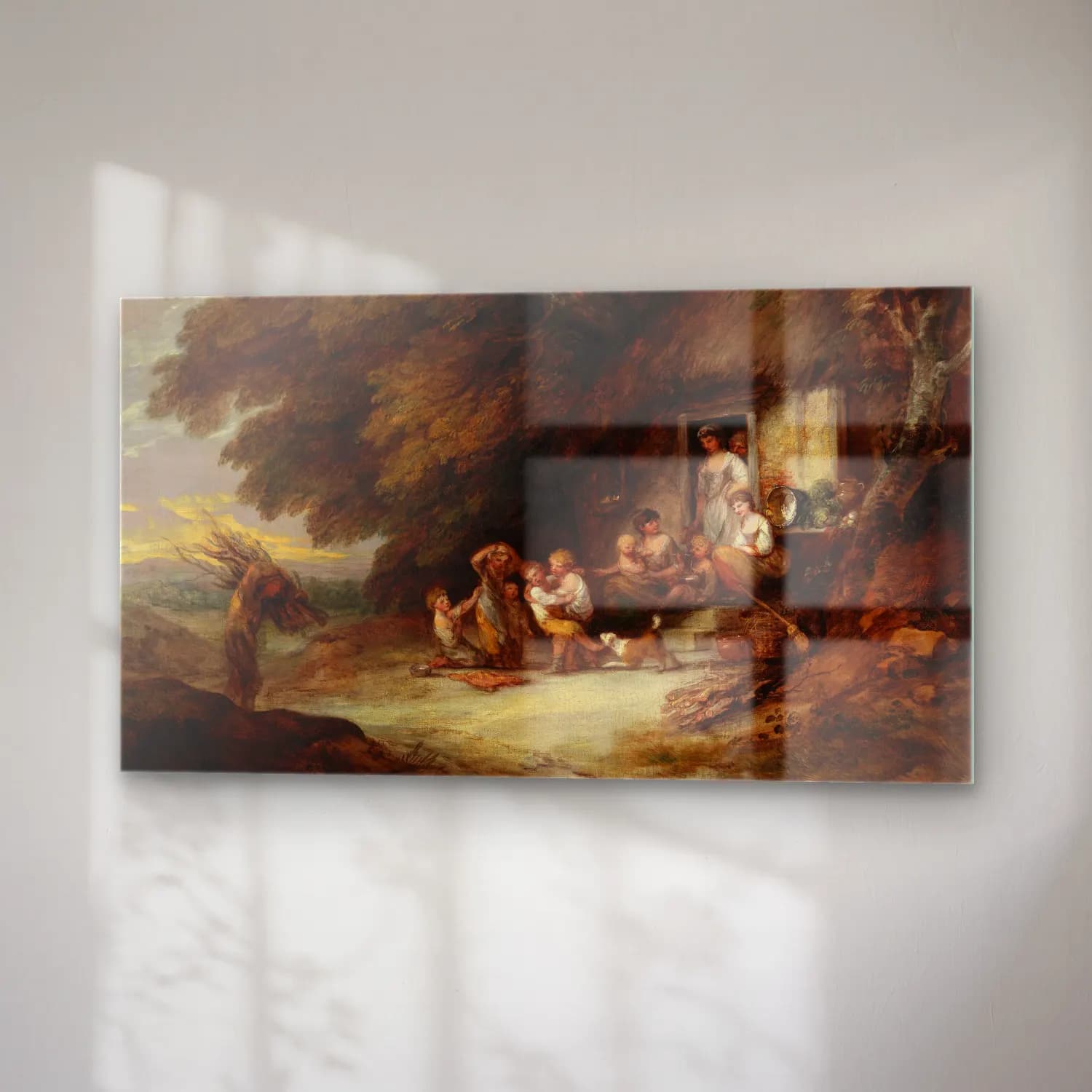 Thomas Gainsborough – The Cottage Door cam tablo — sağ açıdan görünüm