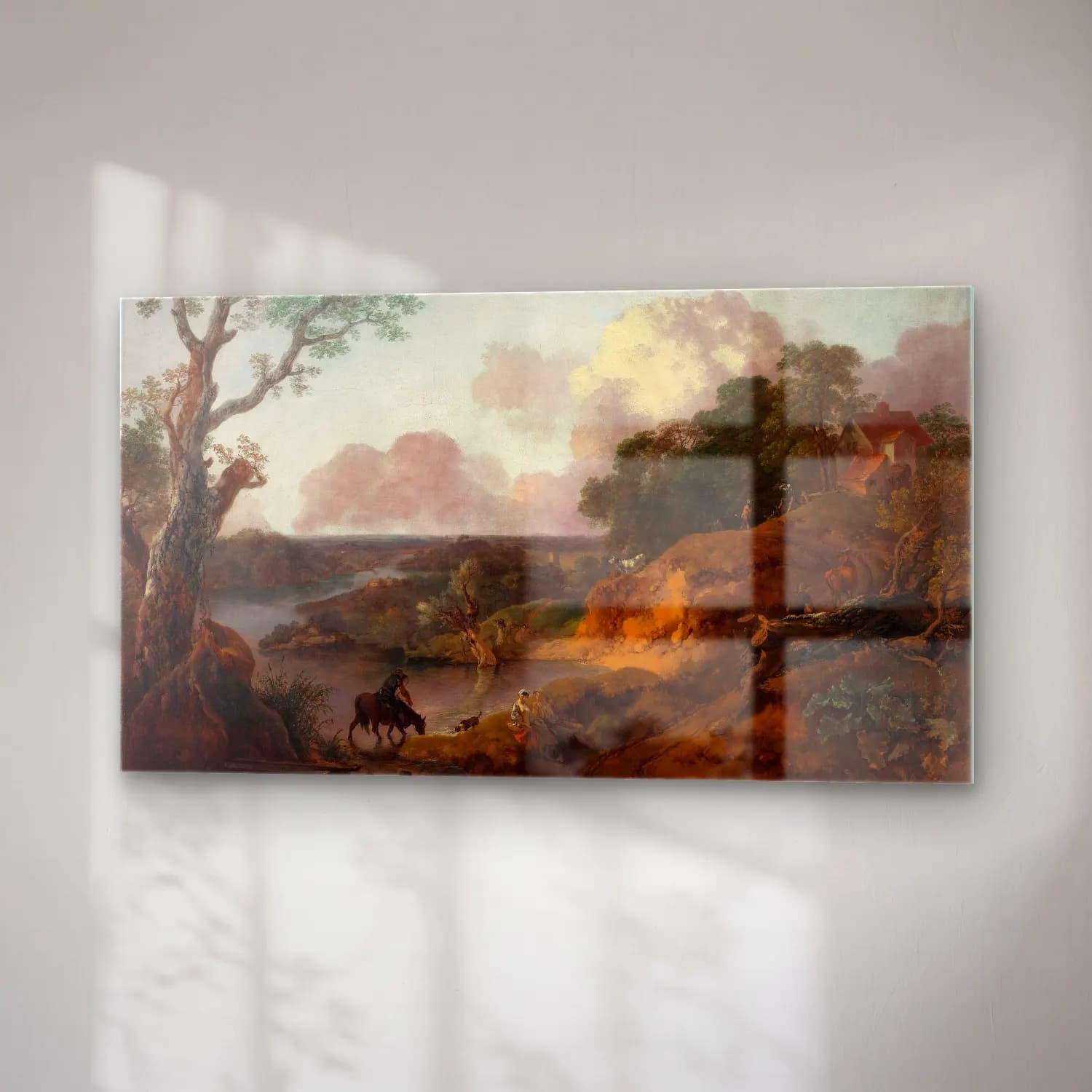 Thomas Gainsborough – View in Suffolk cam tablo — sağ açıdan görünüm