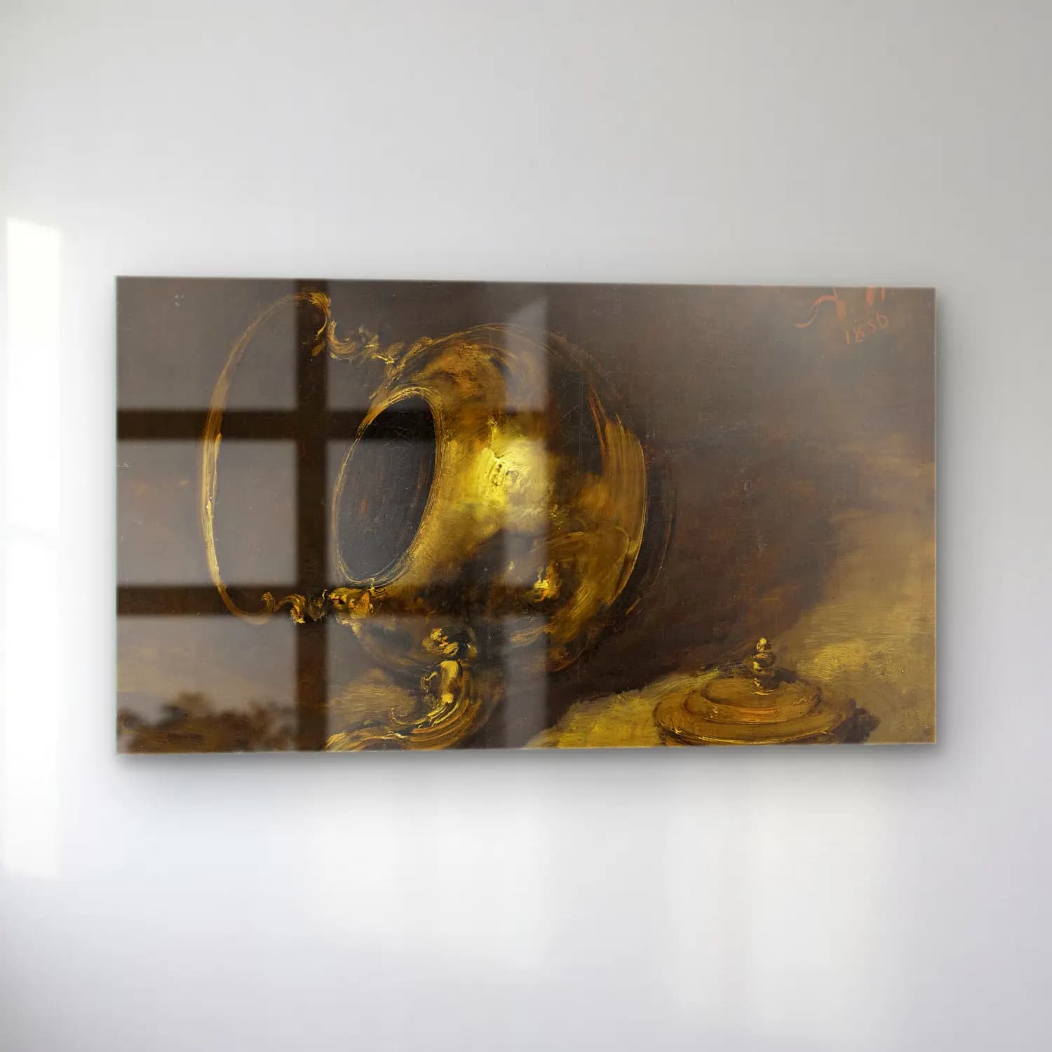 Adolph von Menzel – Upturned Teapot cam tablo — sol açıdan görünüm