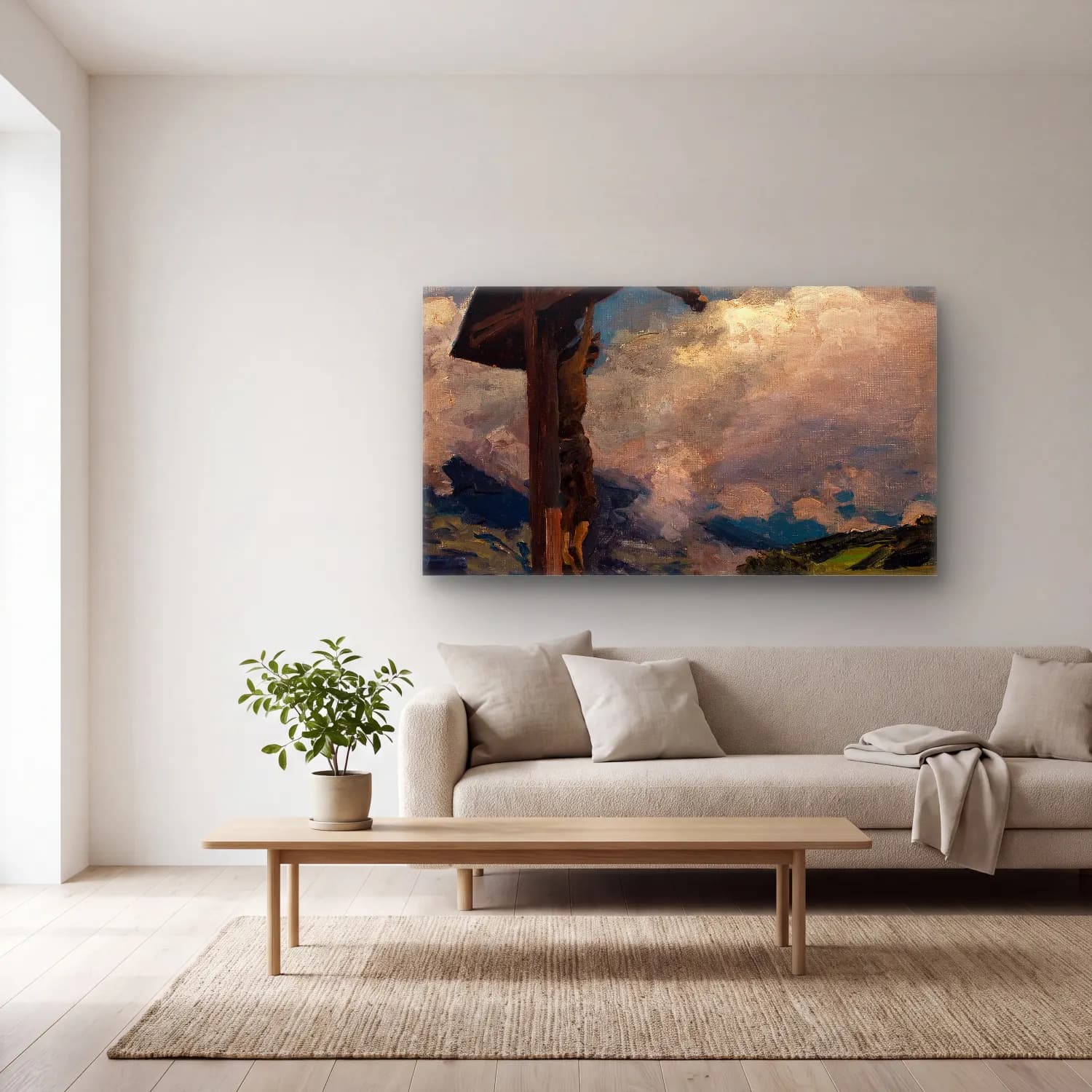 Alexander Koester – A Wayside Shrine cam tablo — açık renk salonda