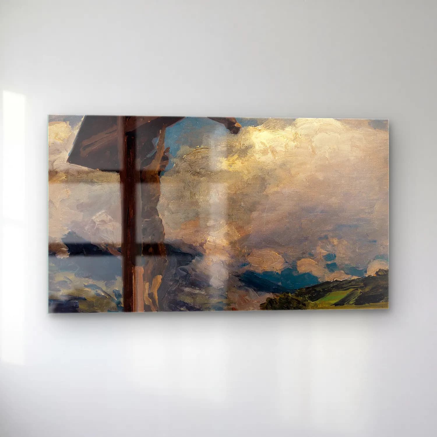 Alexander Koester – A Wayside Shrine cam tablo — sol açıdan görünüm