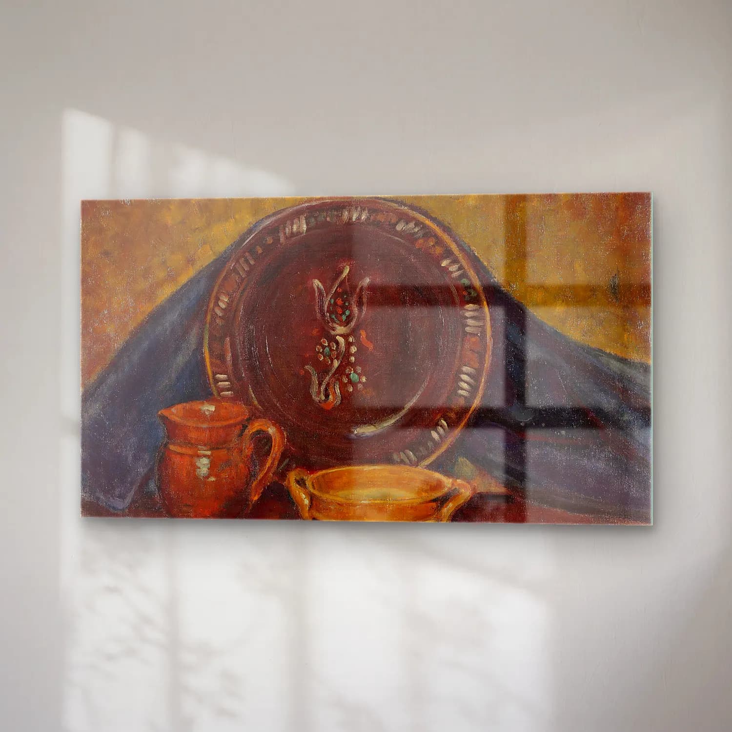 Alfred William Finch – Still Life – Bej Tonlar cam tablo — sağ açıdan görünüm