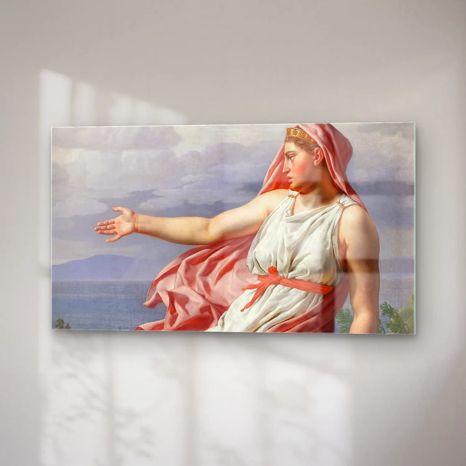 Christoffer Wilhelm Eckersberg – Alcyone’s Farewell to her Husband cam tablo — sağ açıdan görünüm