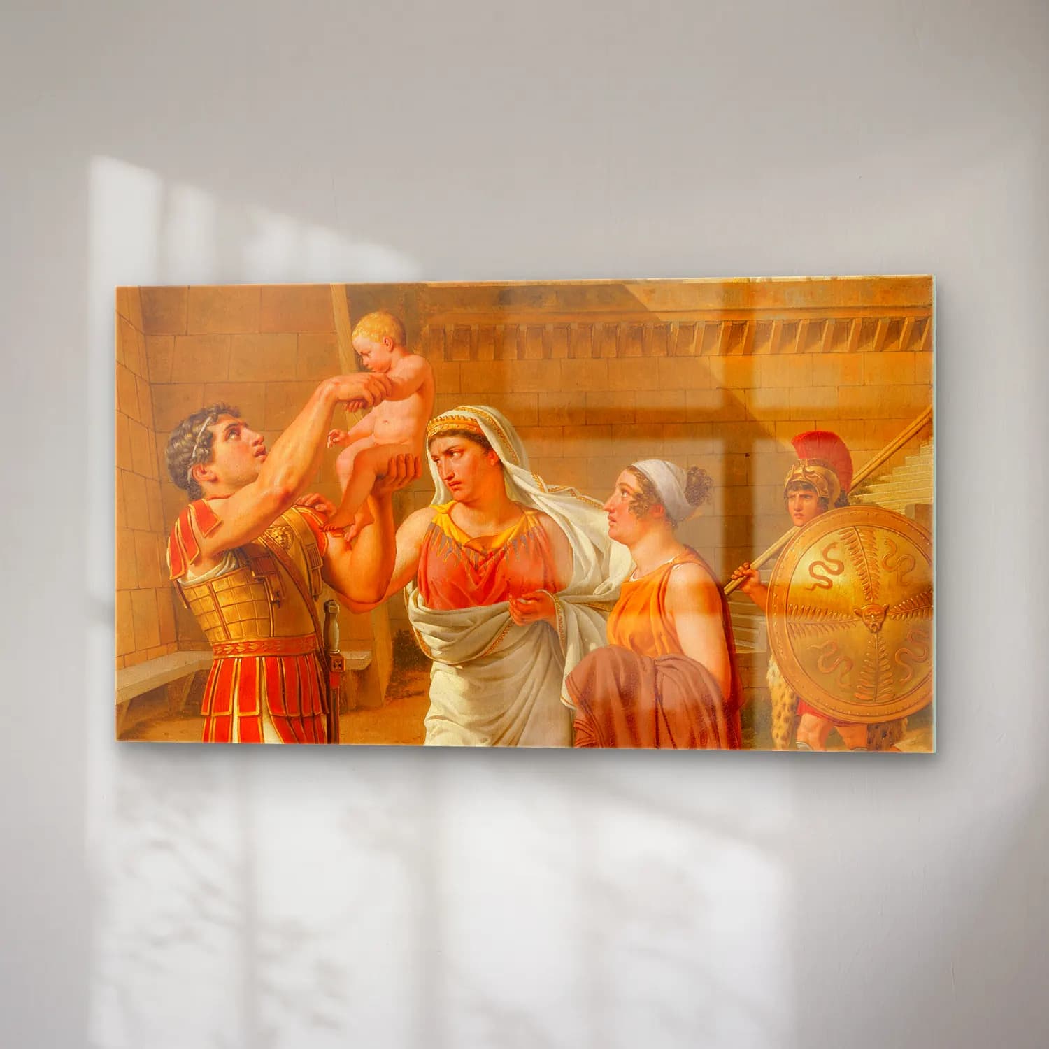 Christoffer Wilhelm Eckersberg – Hector’s Farewell To Andromache cam tablo — sağ açıdan görünüm