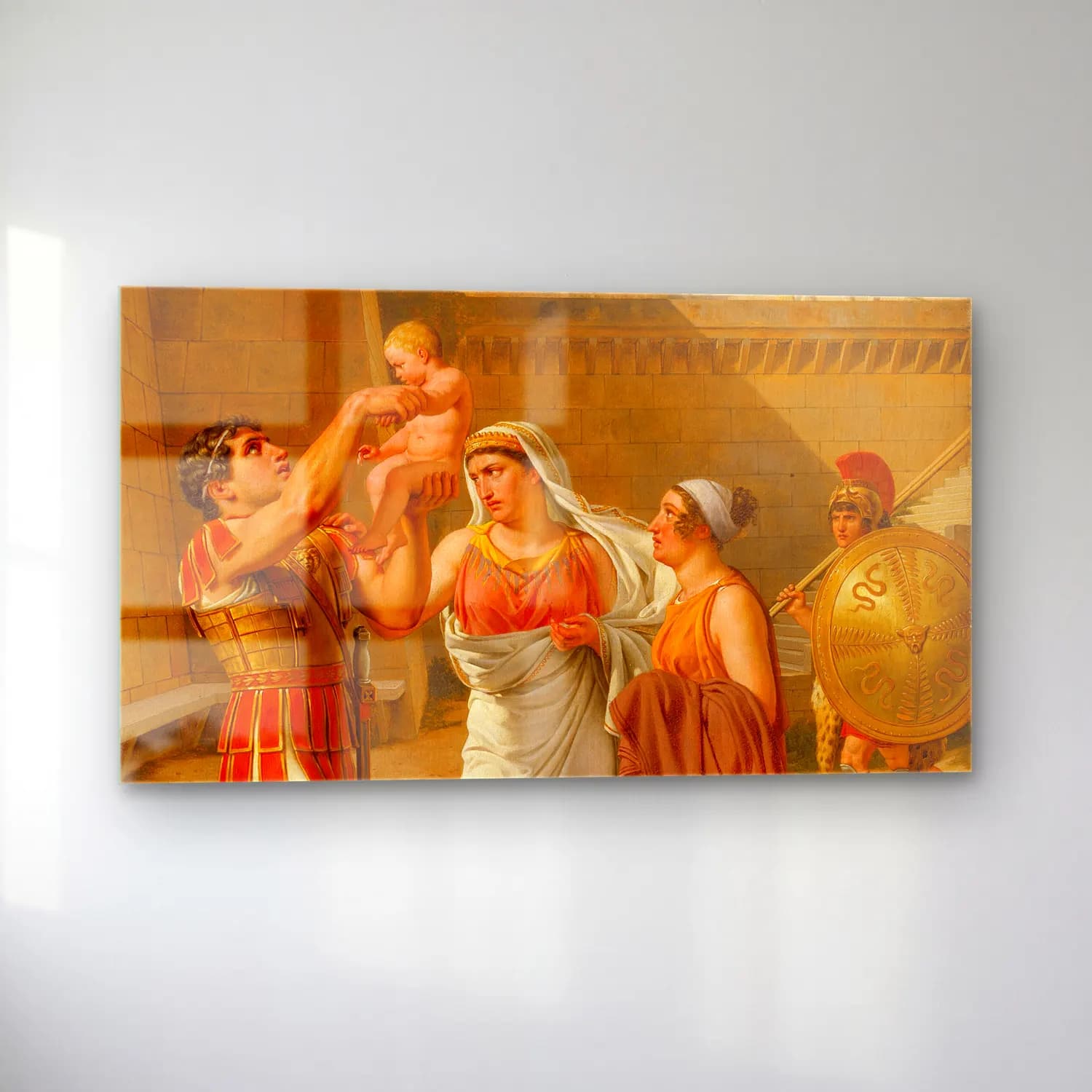 Christoffer Wilhelm Eckersberg – Hector’s Farewell To Andromache cam tablo — sol açıdan görünüm